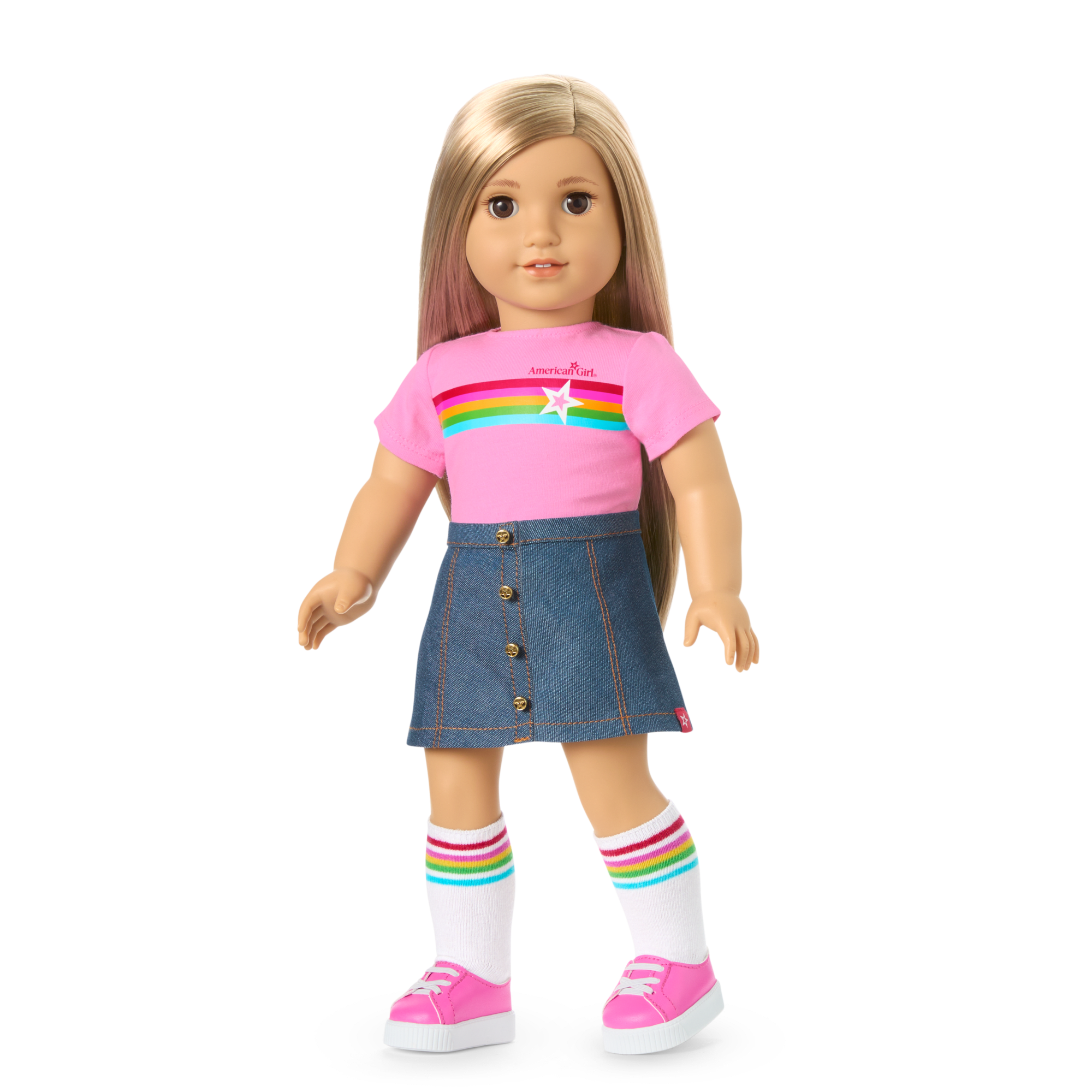 American Girl Truly Me Doll #131 with Puppy & Star Squad Bundle