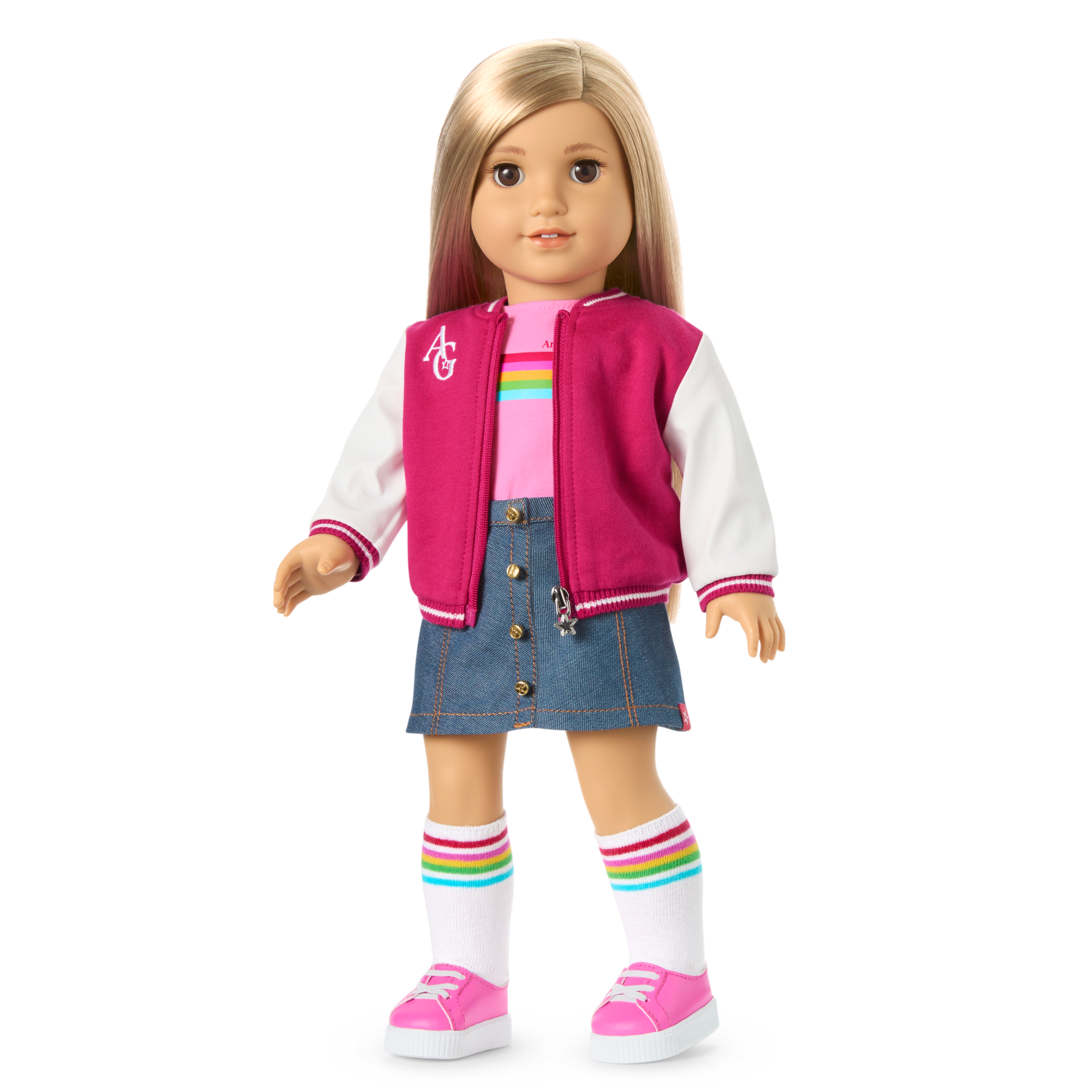 American Girl Truly Me Doll #131 with Puppy & Star Squad Bundle
