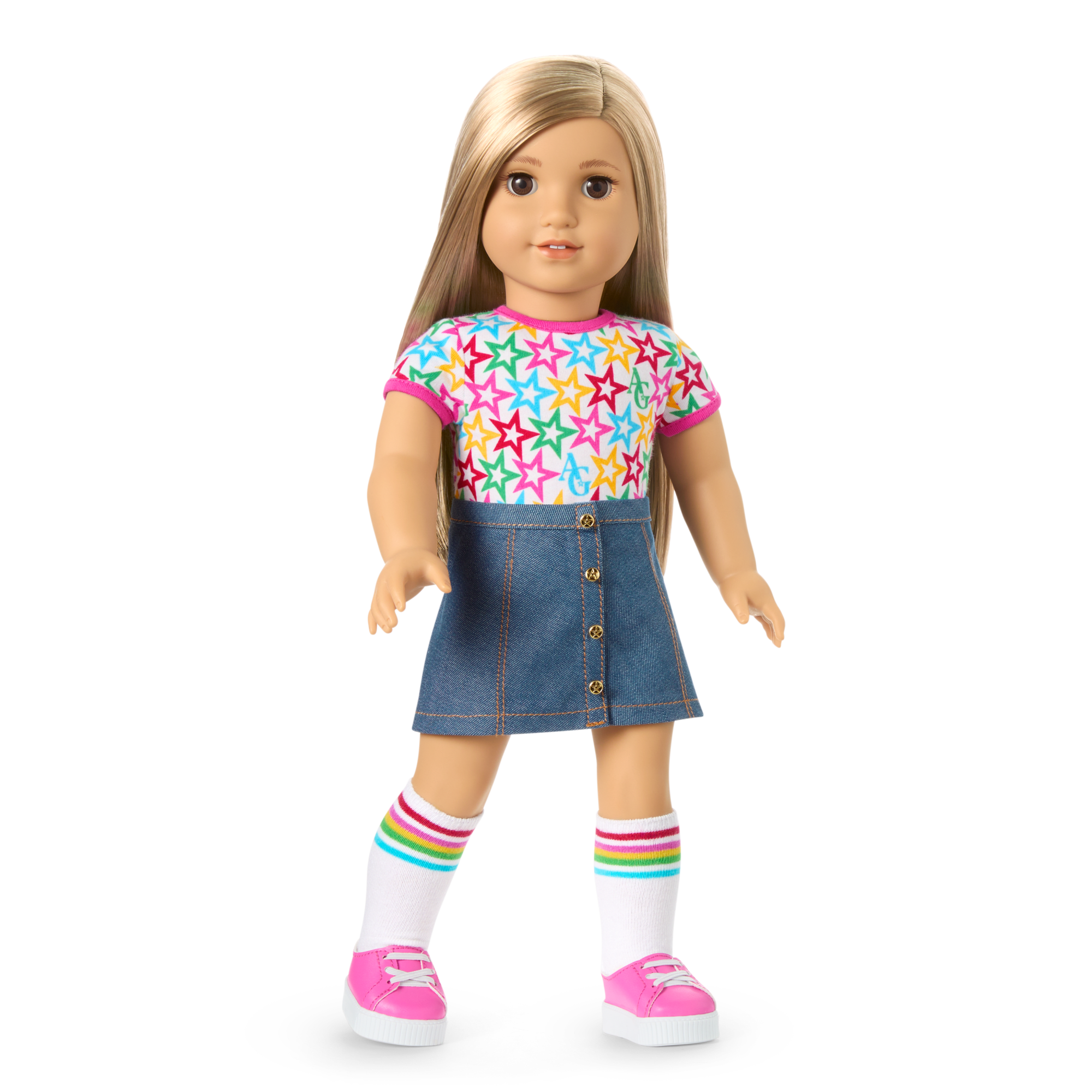 American Girl Truly Me Doll #131 with Puppy & Star Squad Bundle