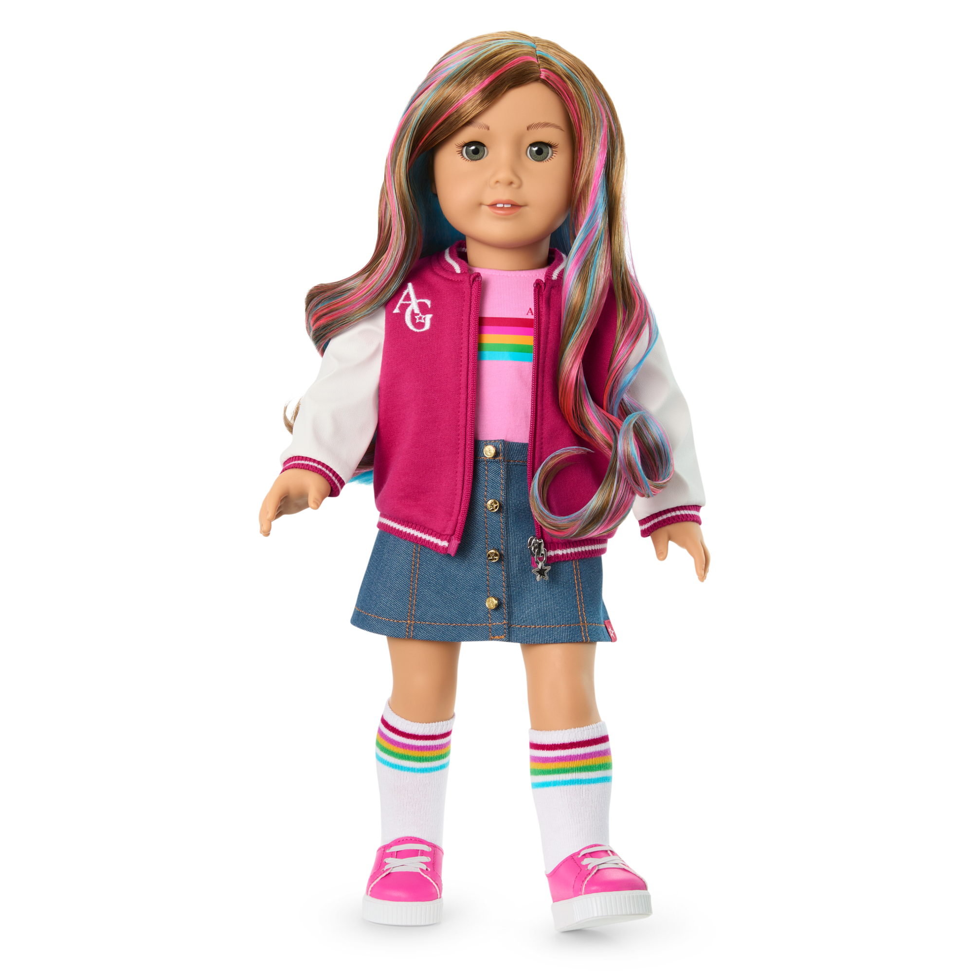 Truly Me 18-inch Doll with Puppy & Star Squad Bundle