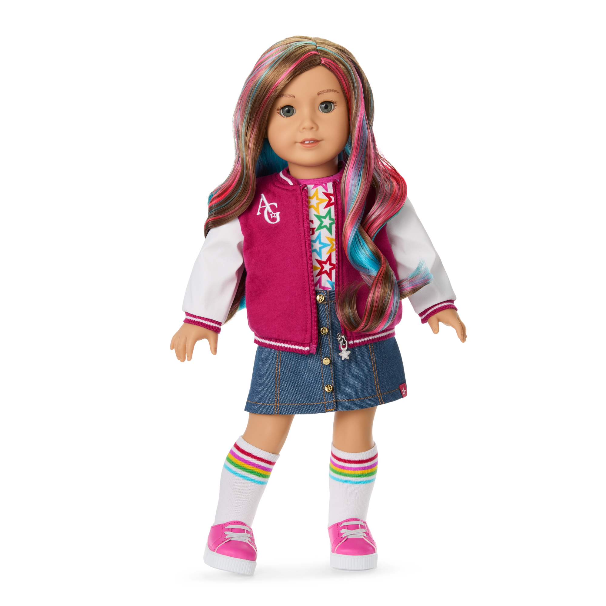 Truly Me 18-inch Doll with Puppy & Star Squad Bundle