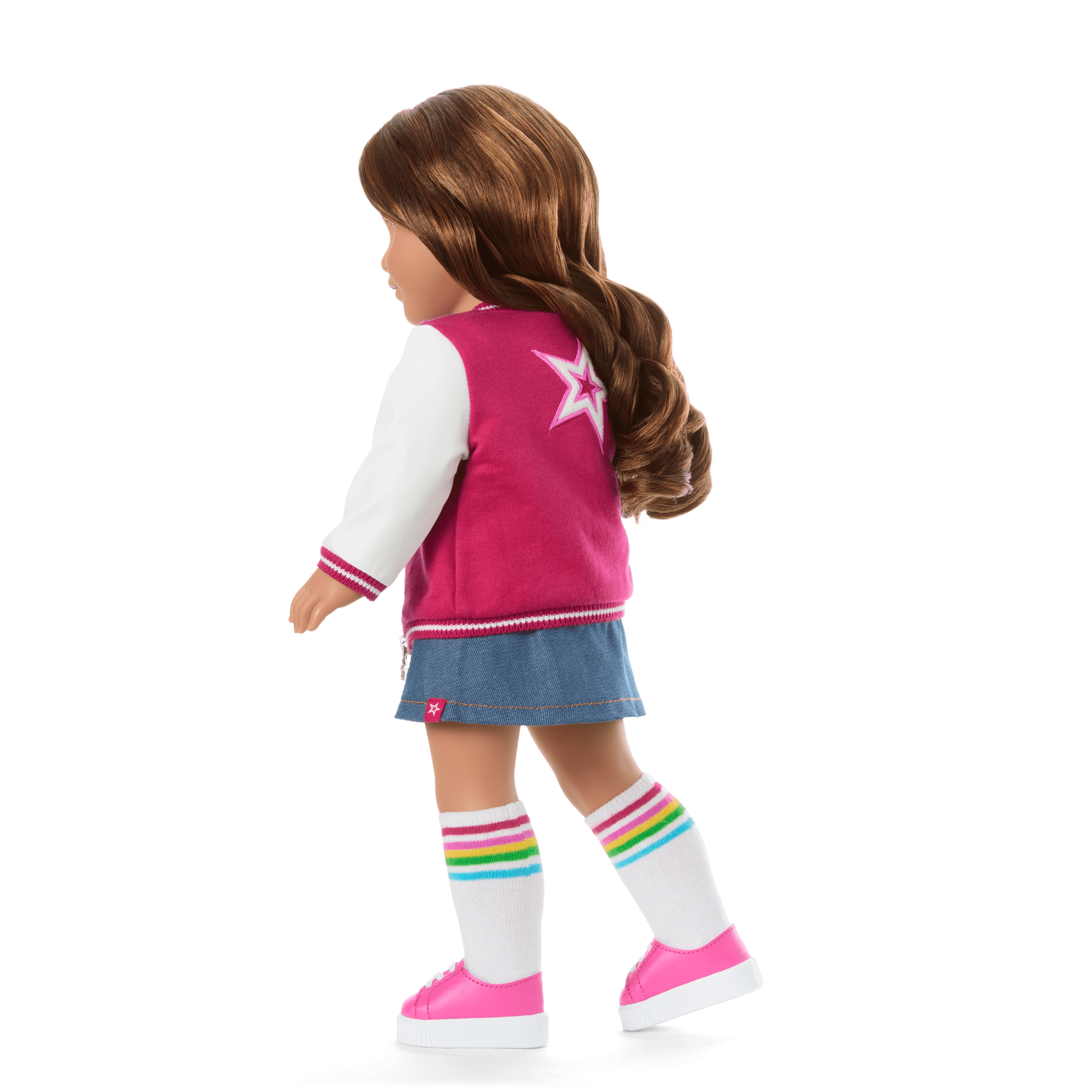 American Girl Truly Me Doll #117 with Puppy & Backpack Bundle