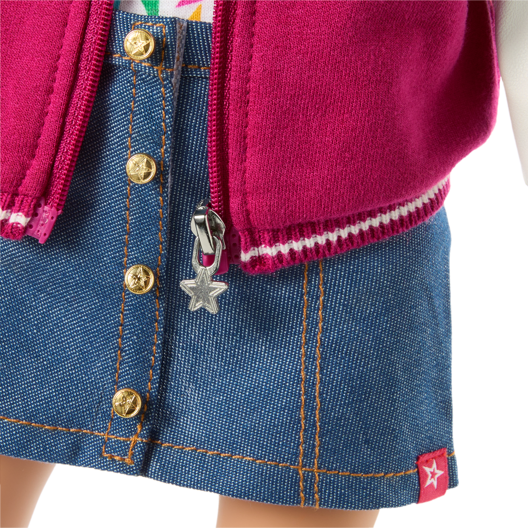 American Girl Truly Me Doll #124 with Puppy & Star Squad Bundle