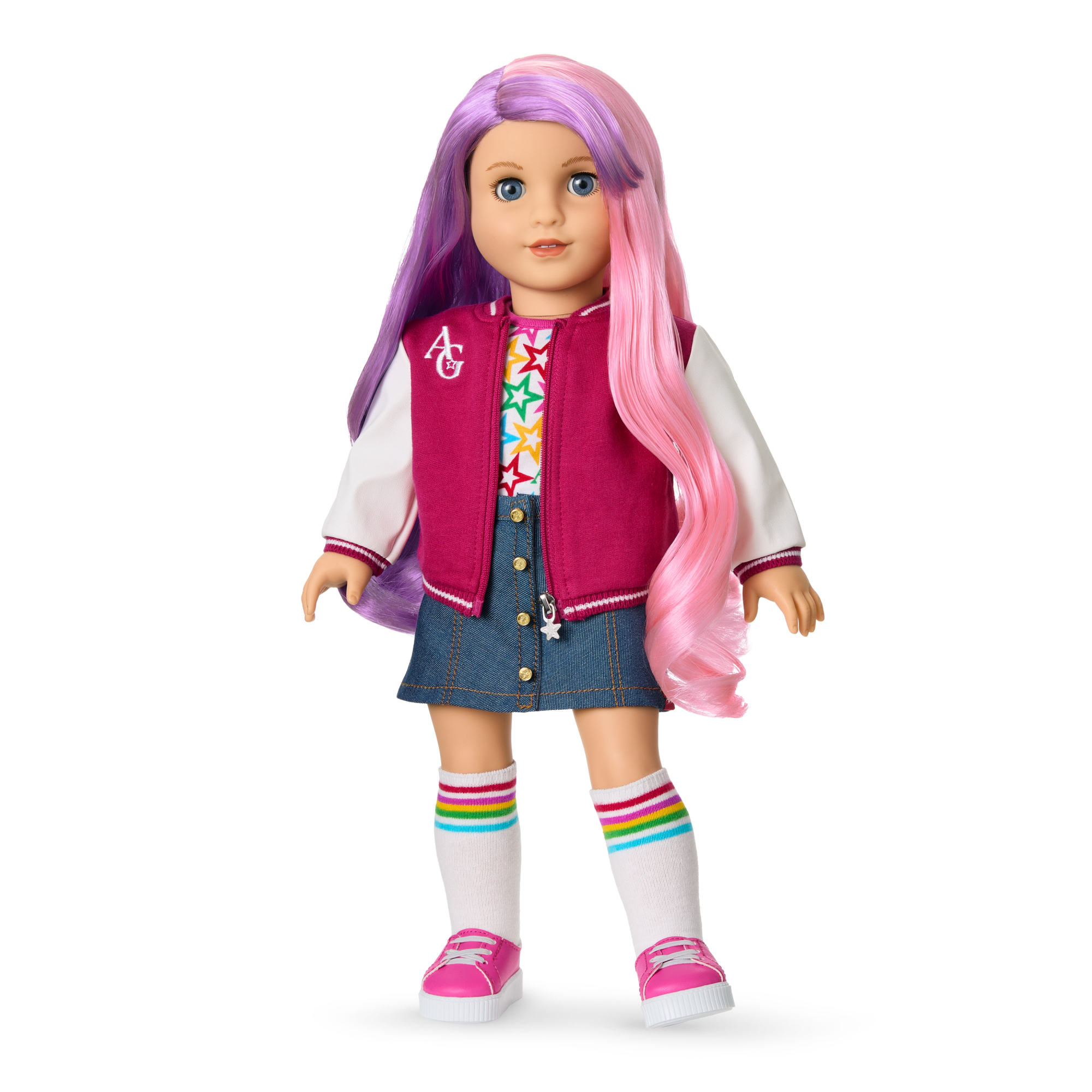 American Girl Truly Me Doll #116 with Puppy & Backpack Bundle