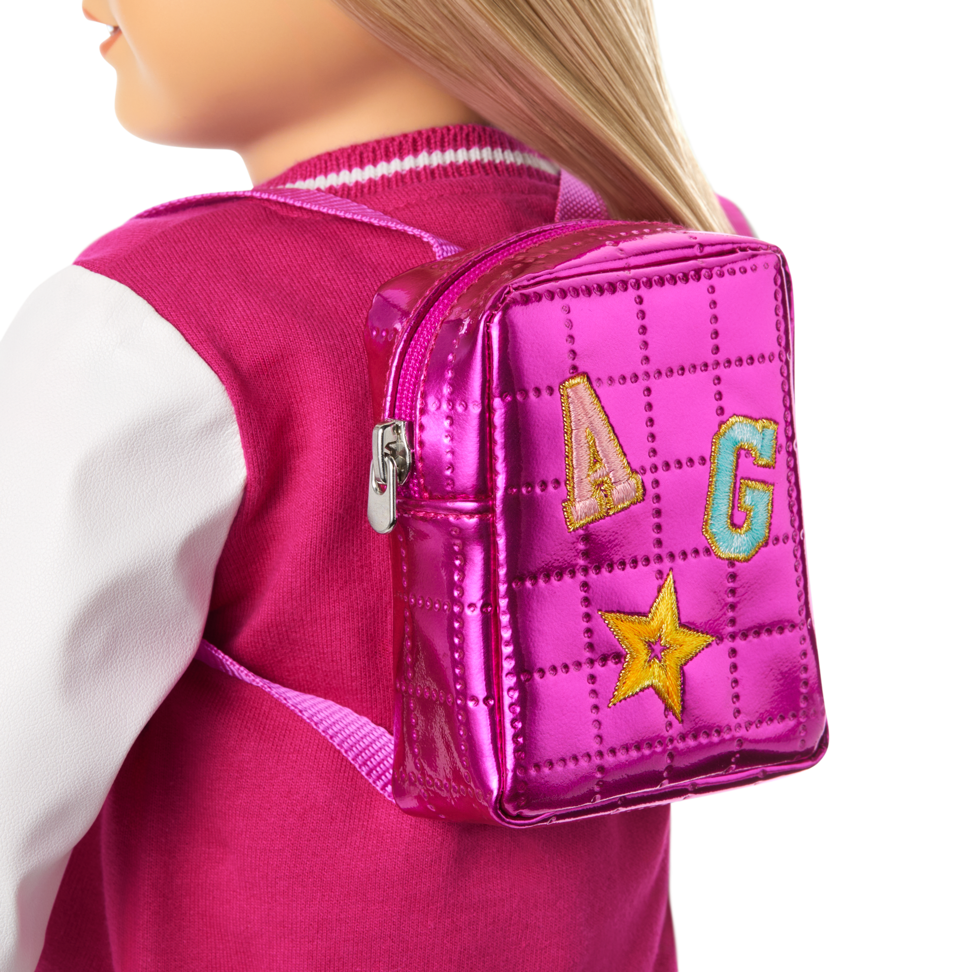 American Girl Truly Me Doll #116 with Puppy & Backpack Bundle