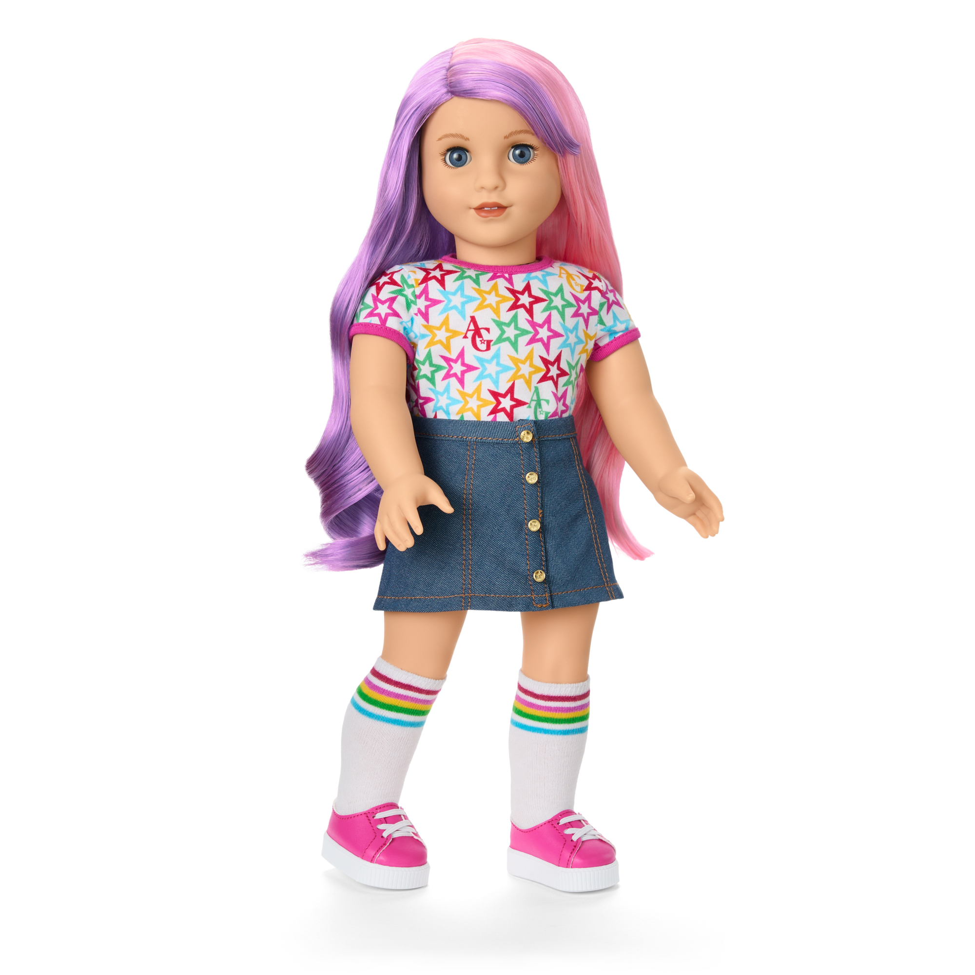 American Girl Truly Me Doll #116 with Puppy & Backpack Bundle