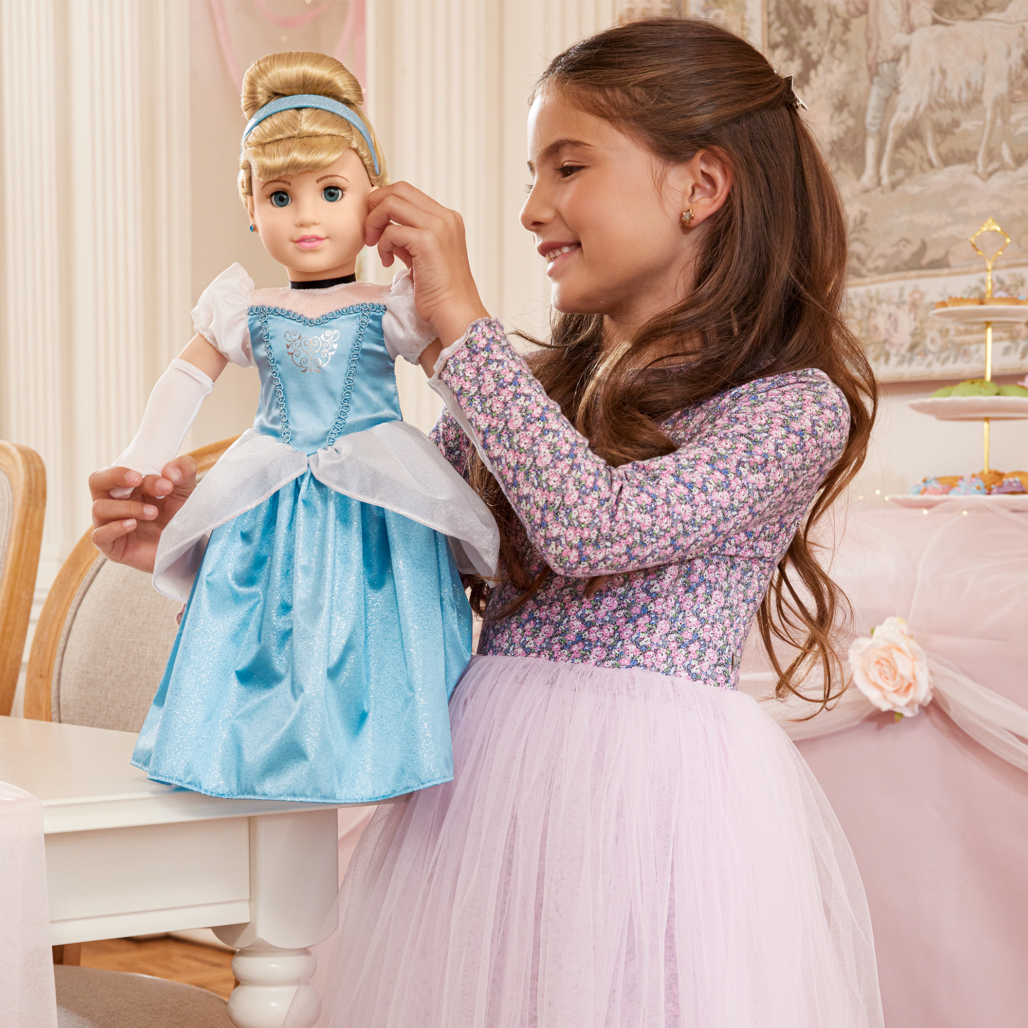 American Girl Disney Princess Cinderella 18-Inch Doll & Outfits Bundle