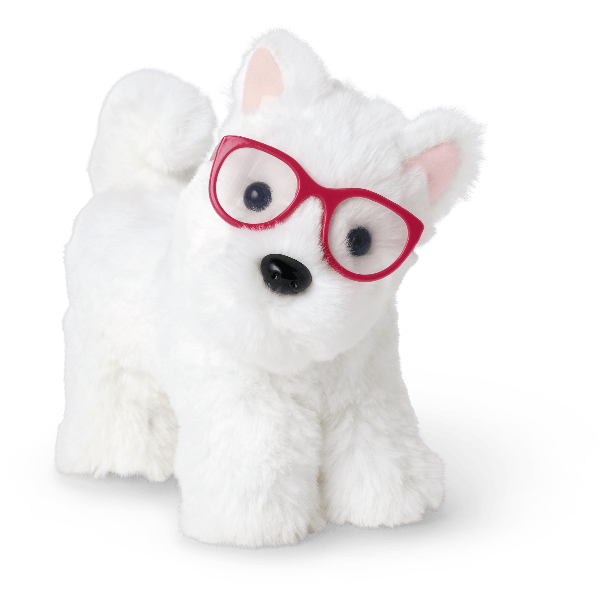 Westie Terrier Dog Toy for 18-inch Dolls with Fashion Accessories