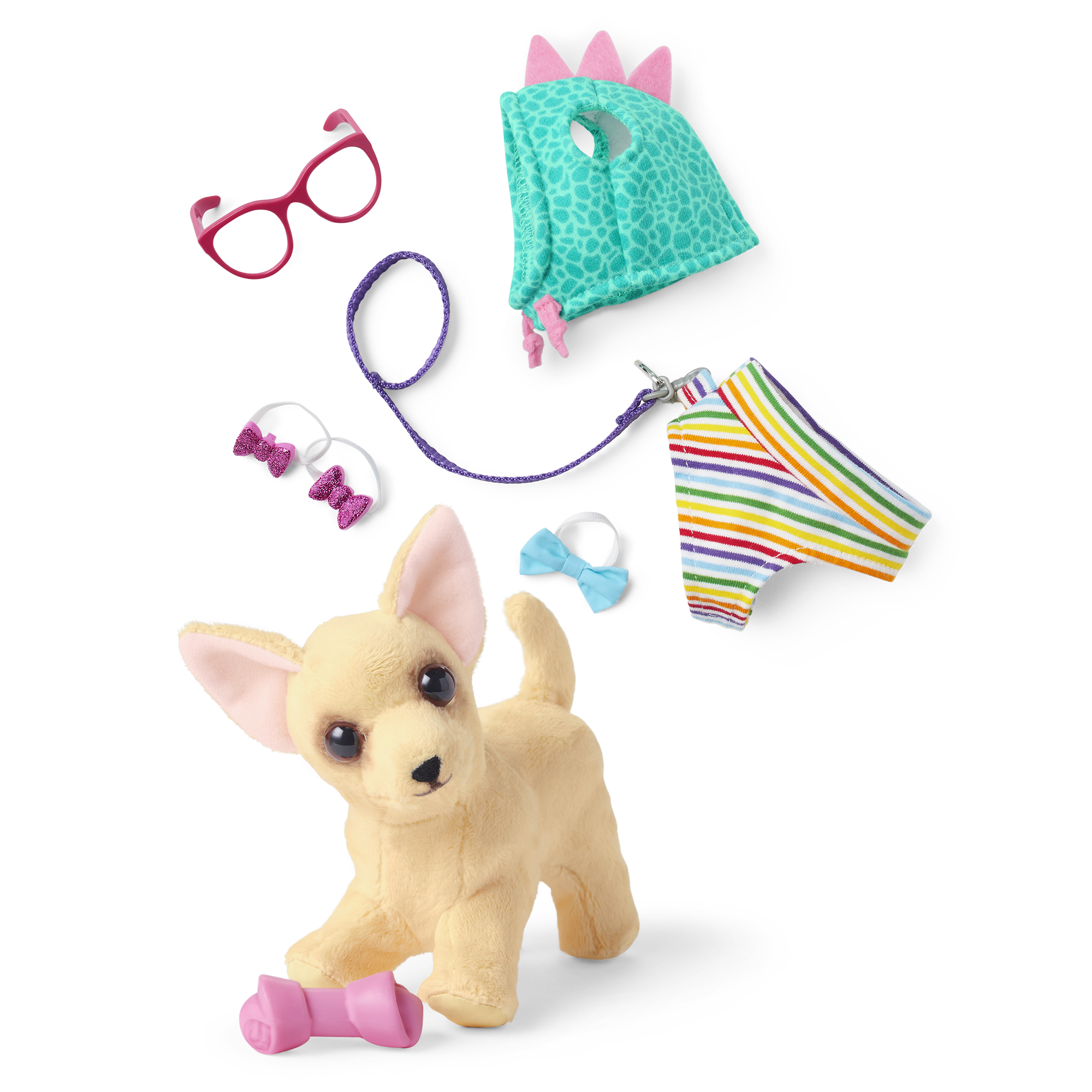 Barker Posey™ Posable Chihuahua Dog & Fashion Set for 18-inch Dolls