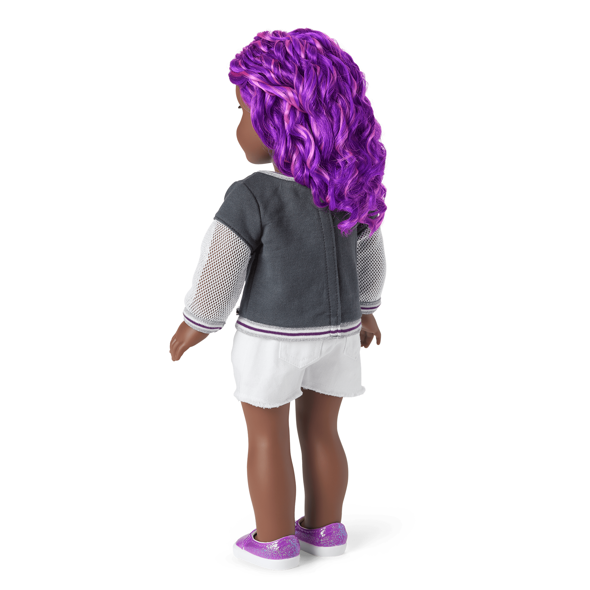 American Girl Truly Me Doll #91 with Purple Curls & Stylish Accessories