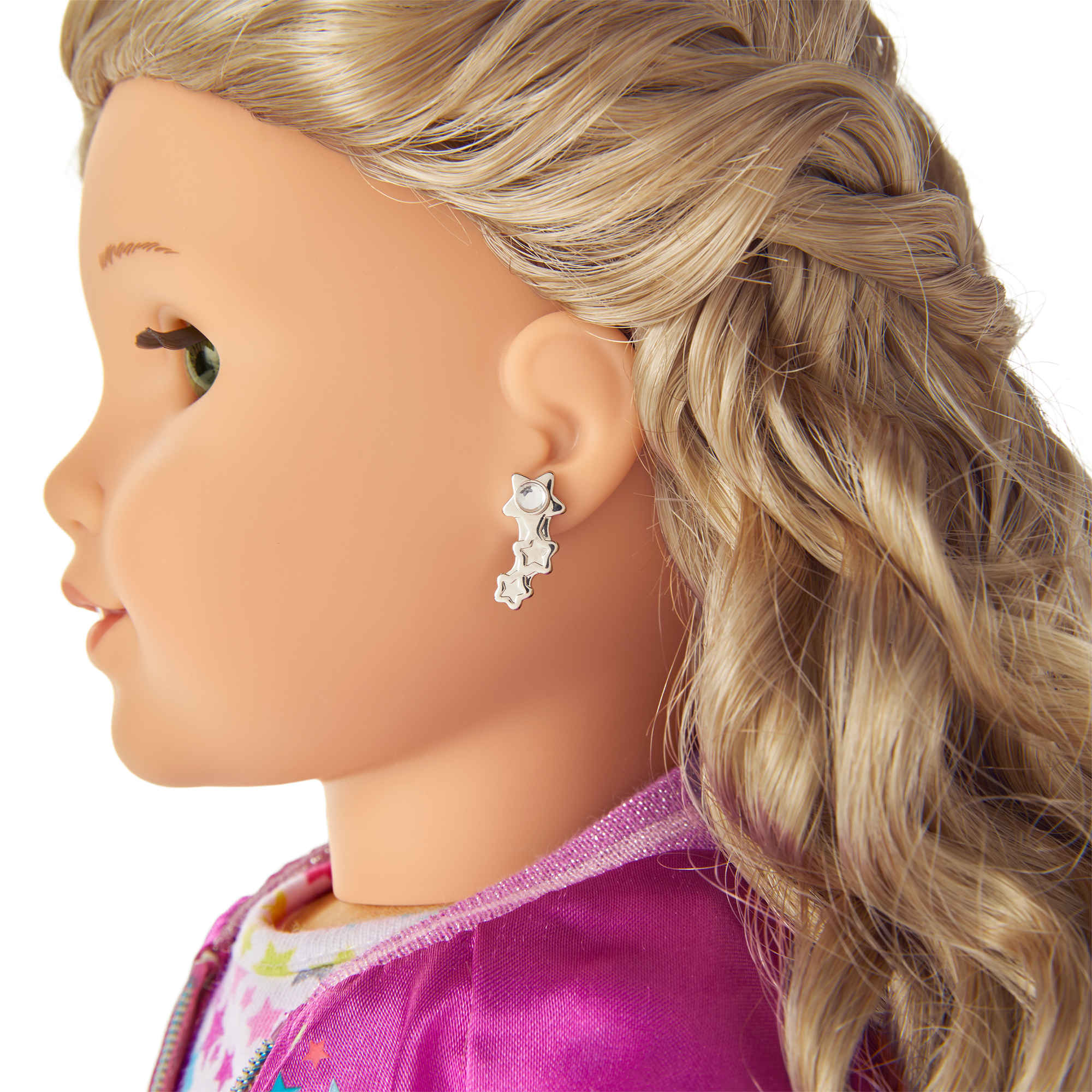 American Girl Doll Ear Piercing Service with 4 Earrings Set