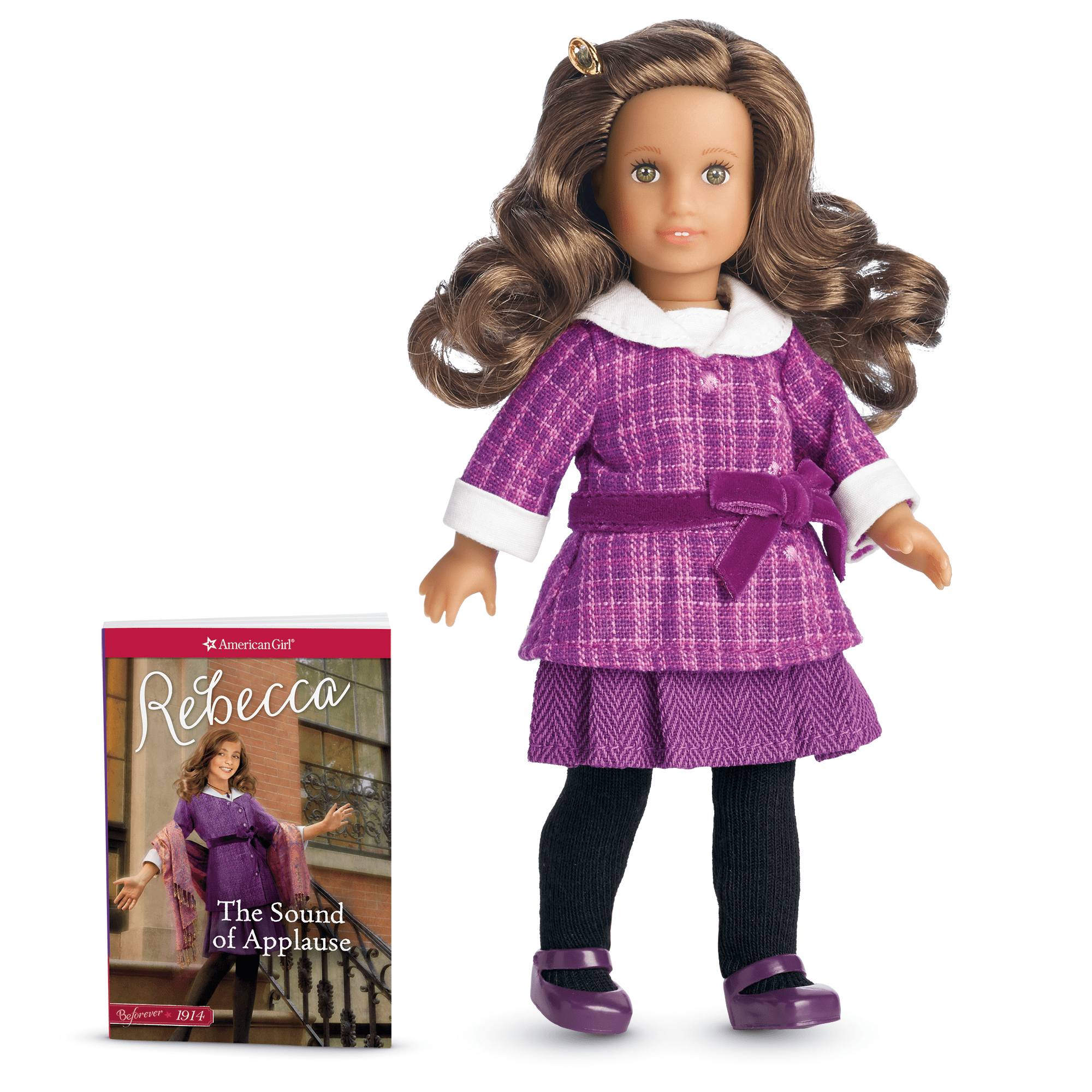 Rebecca Rubin Mini Doll with Book - 1914 Historical Character