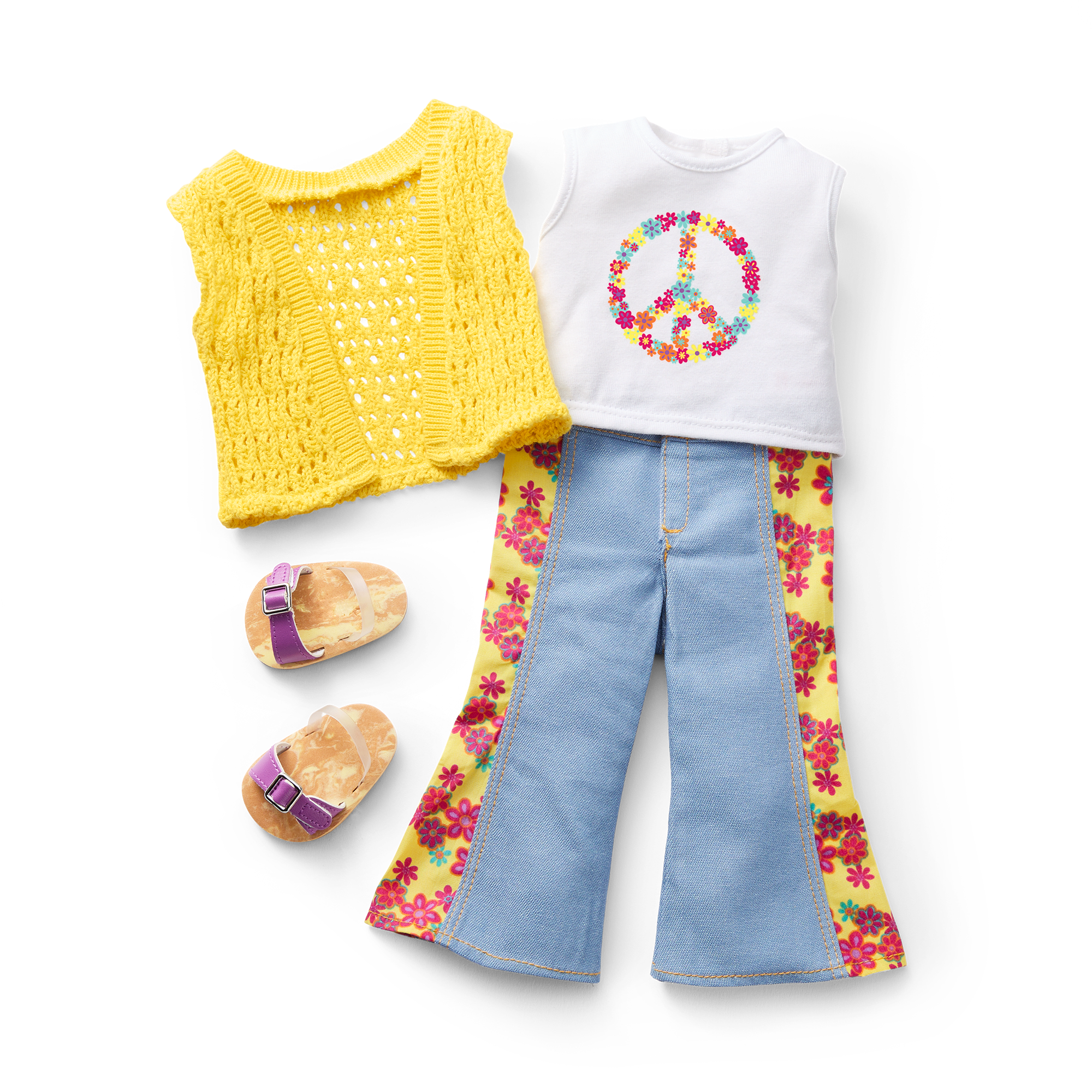Julie Albright 1970s Doll Gift Set with Outfits & Accessories