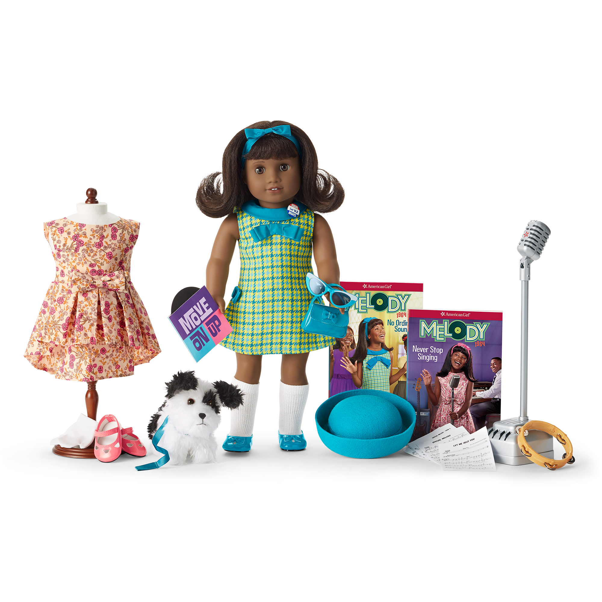 Melody’s 1960s Singing Gift Set with Doll, Books & Accessories
