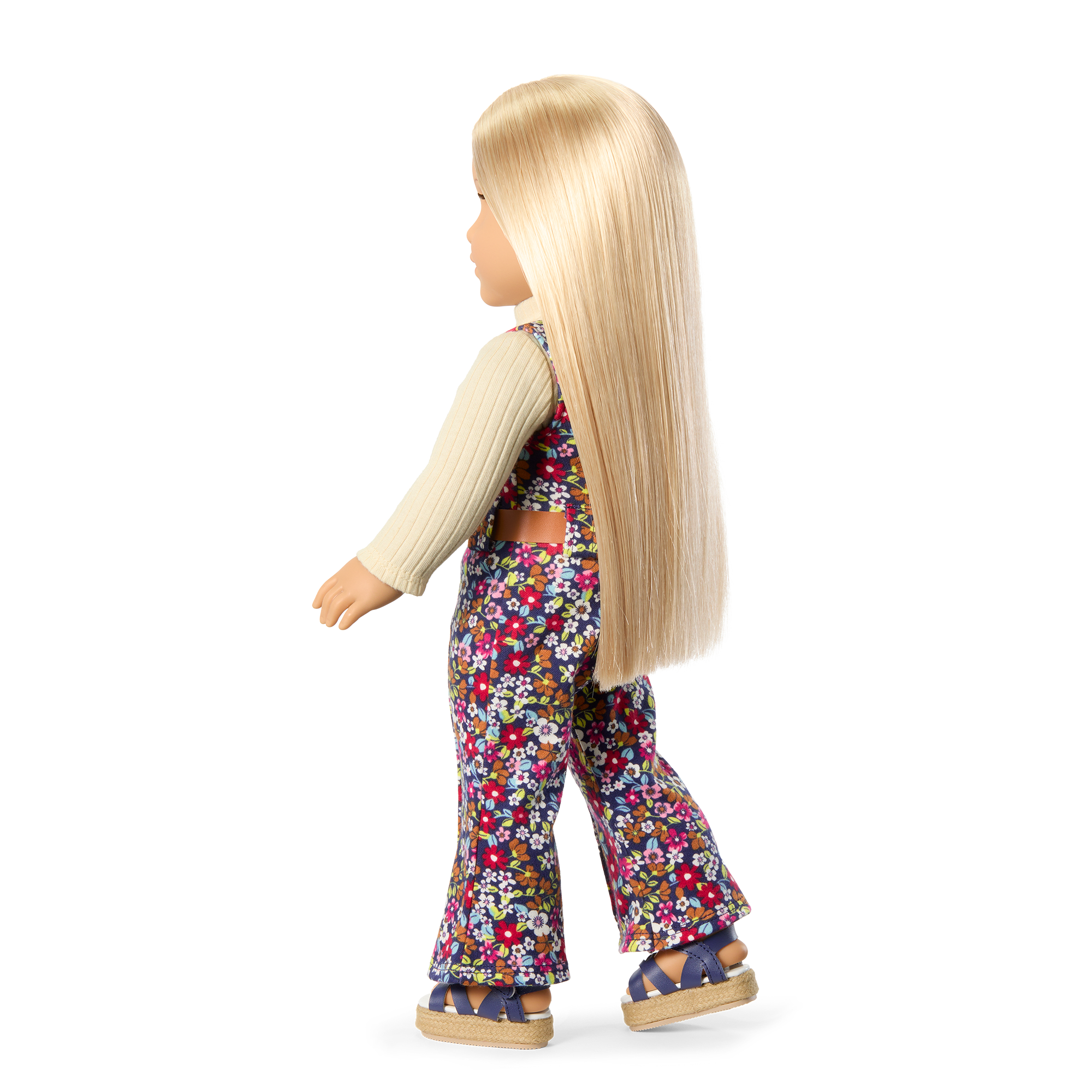 Julie's 1970s Doll Music Bundle with Floral Jumpsuit & Record Player