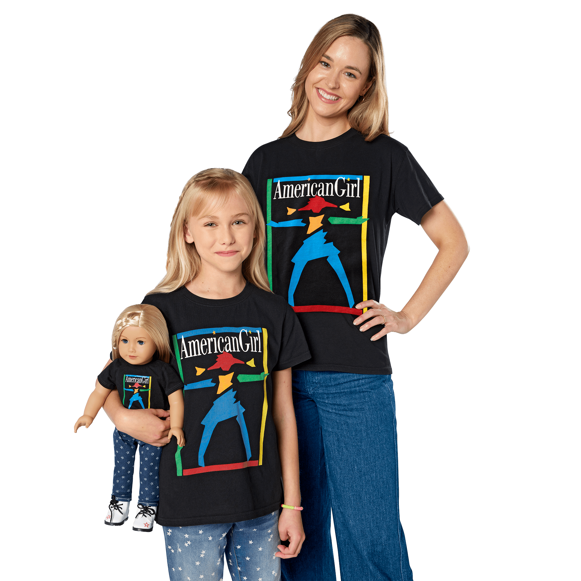 American Girl Today Vintage Logo Tees for Adults, Girls & Dolls