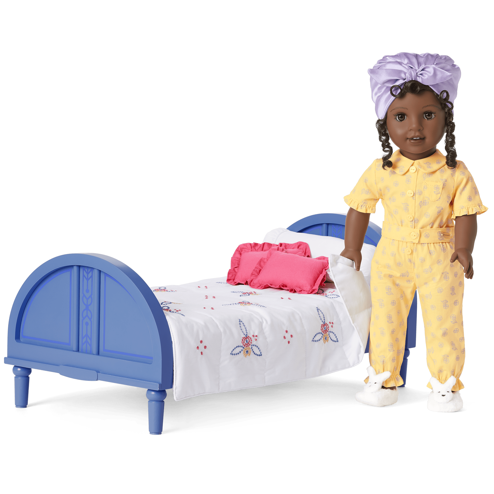 Claudie's 18-Inch Doll Bedroom Set with Bed & Pajamas