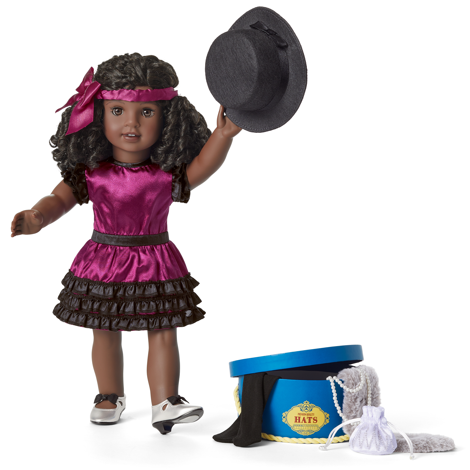 Claudie's 1920s Flapper Outfit & Accessories for 18-inch Dolls