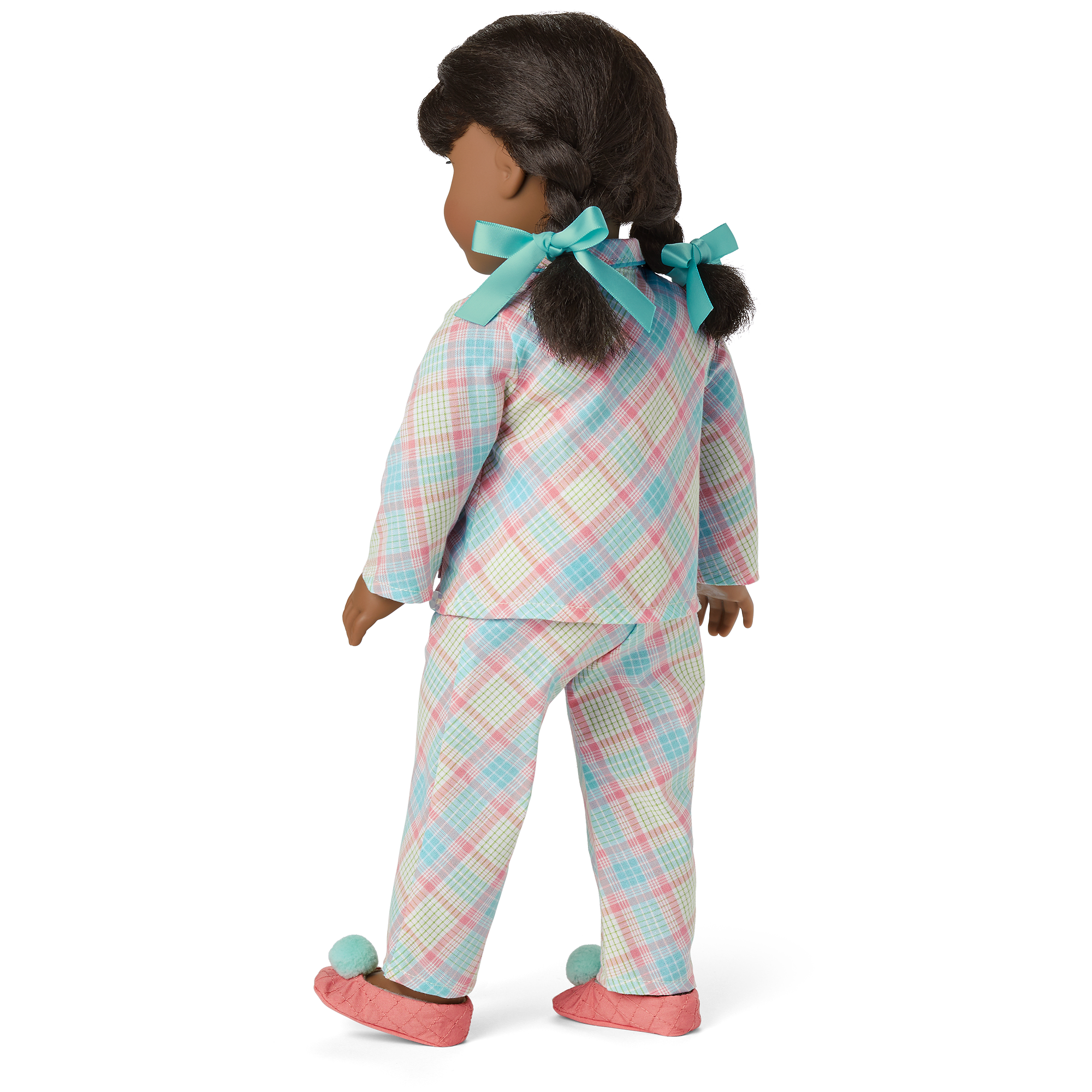 Melody’s Plaid Pajamas & Dog Set for 18-Inch Dolls