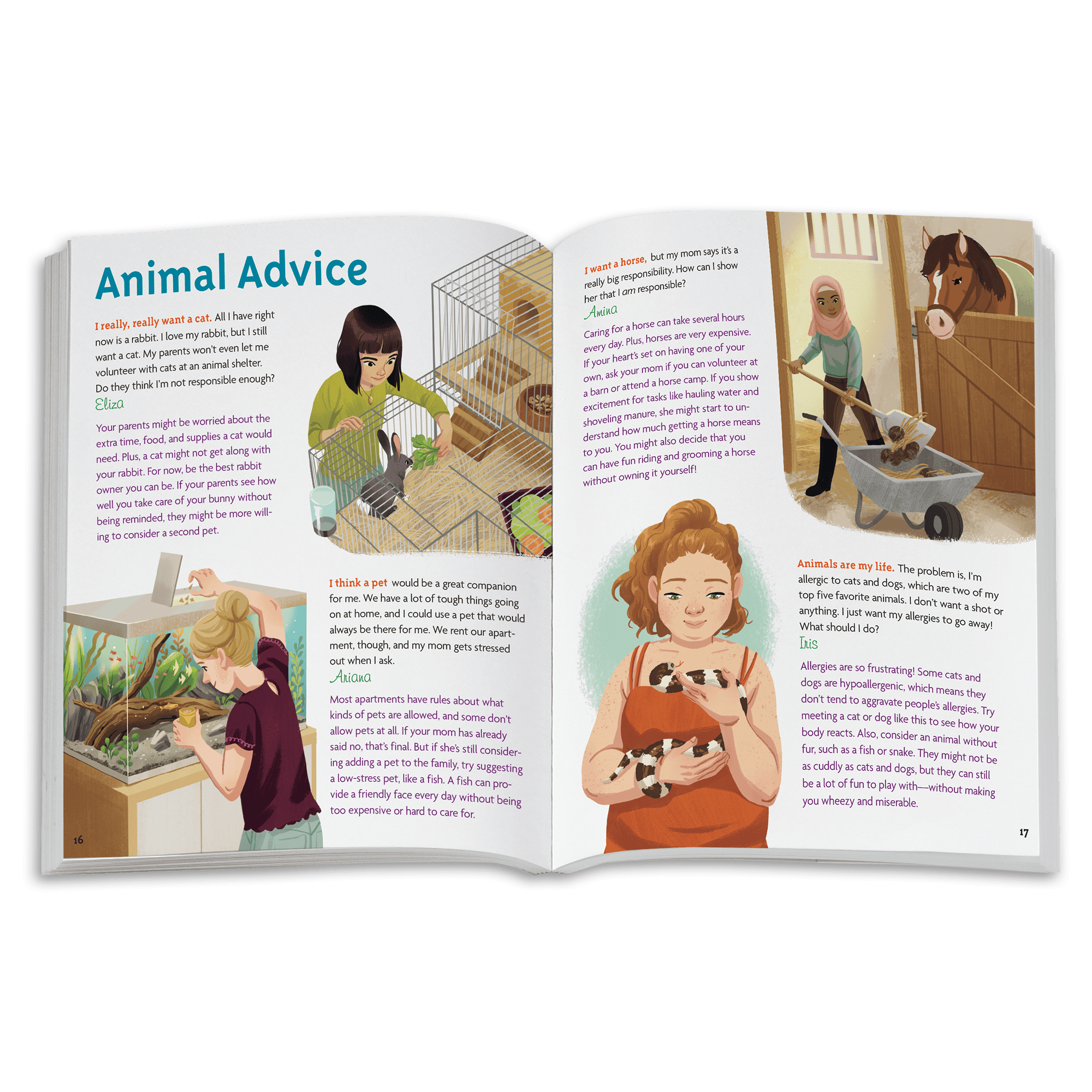 Girls' Pet Care & Adventure Book Bundle