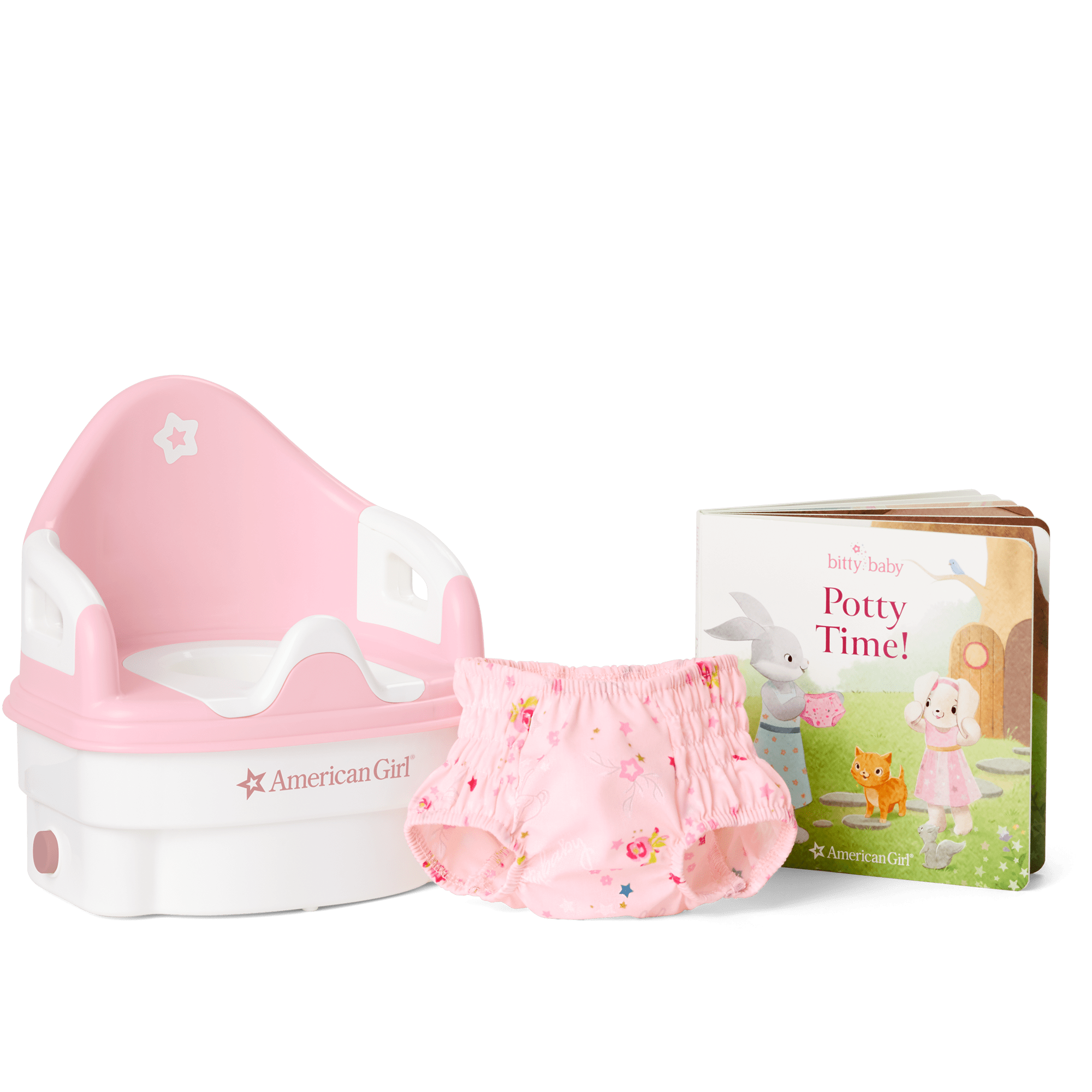 Bitty's Let's Go Potty Training Set with Sound & Book