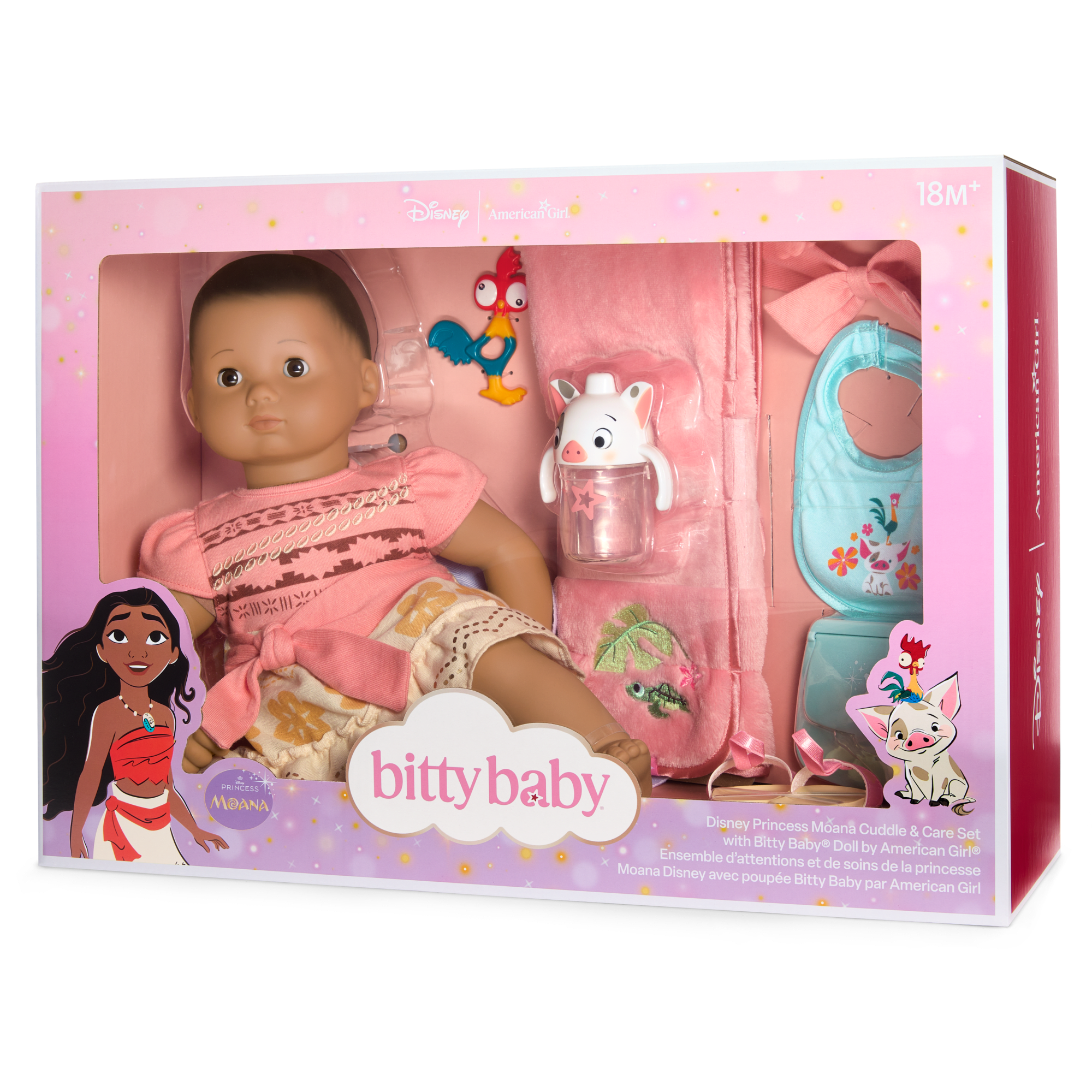 Disney Princess Moana Baby Doll Set with Accessories by American Girl