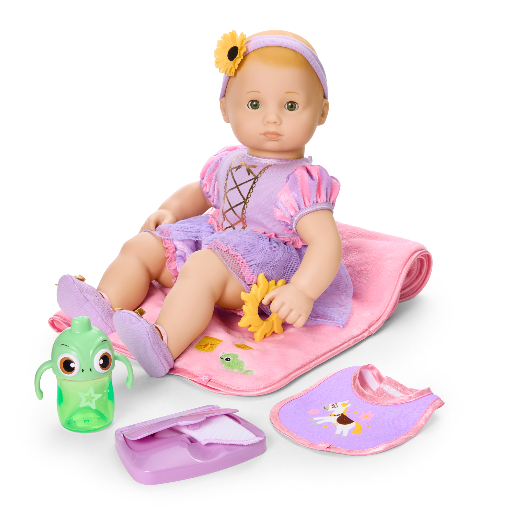 Disney Princess Rapunzel Bitty Baby Doll & Care Set by American Girl