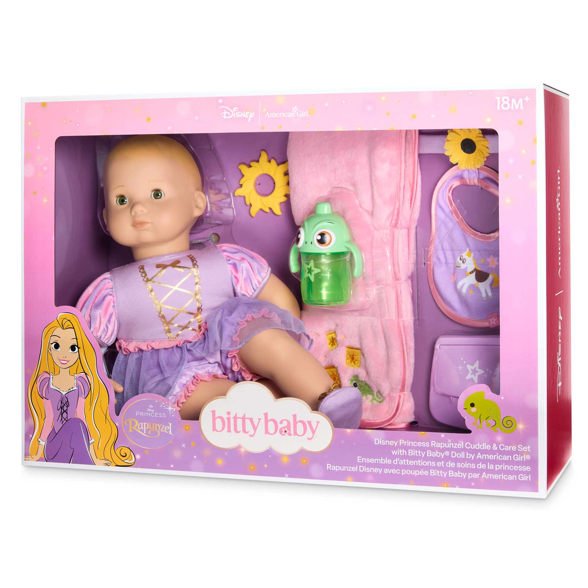 Disney Princess Rapunzel Bitty Baby Doll & Care Set by American Girl