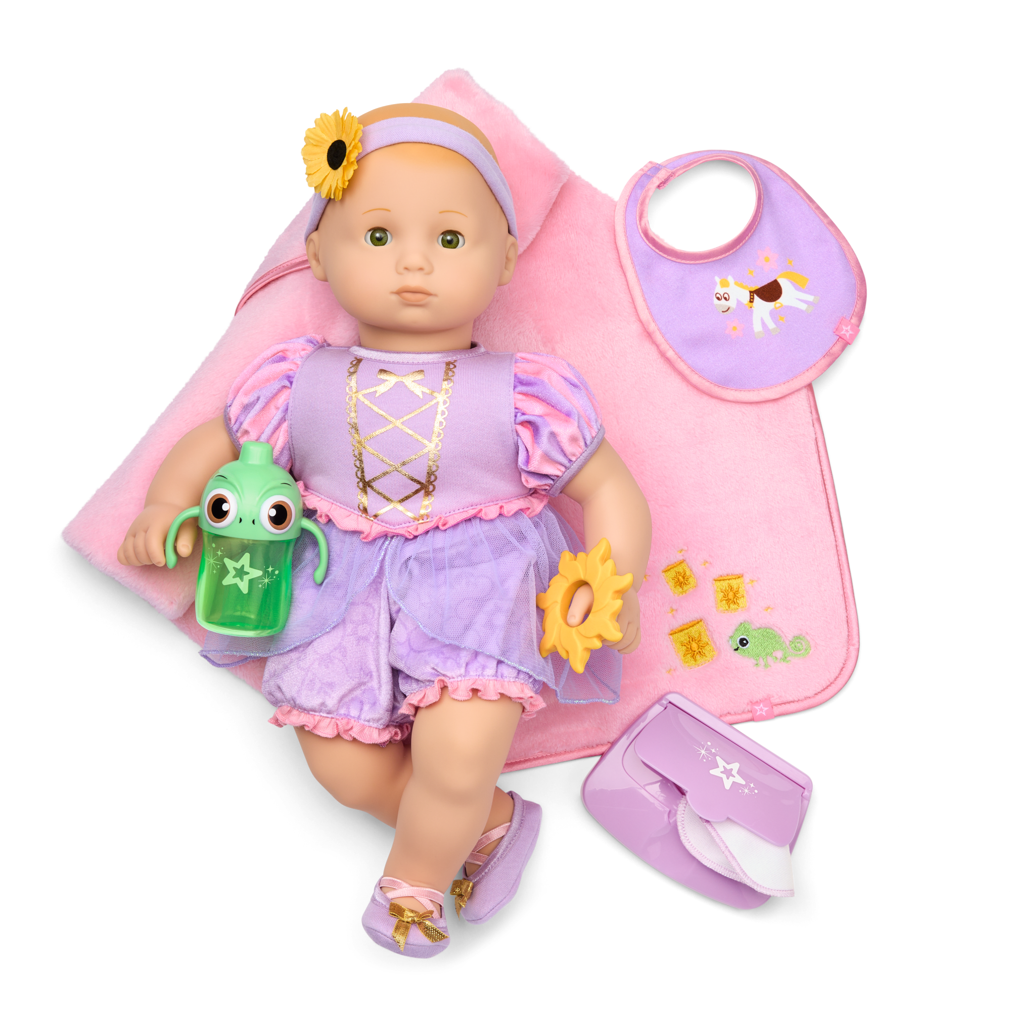Disney Princess Rapunzel Bitty Baby Doll & Care Set by American Girl