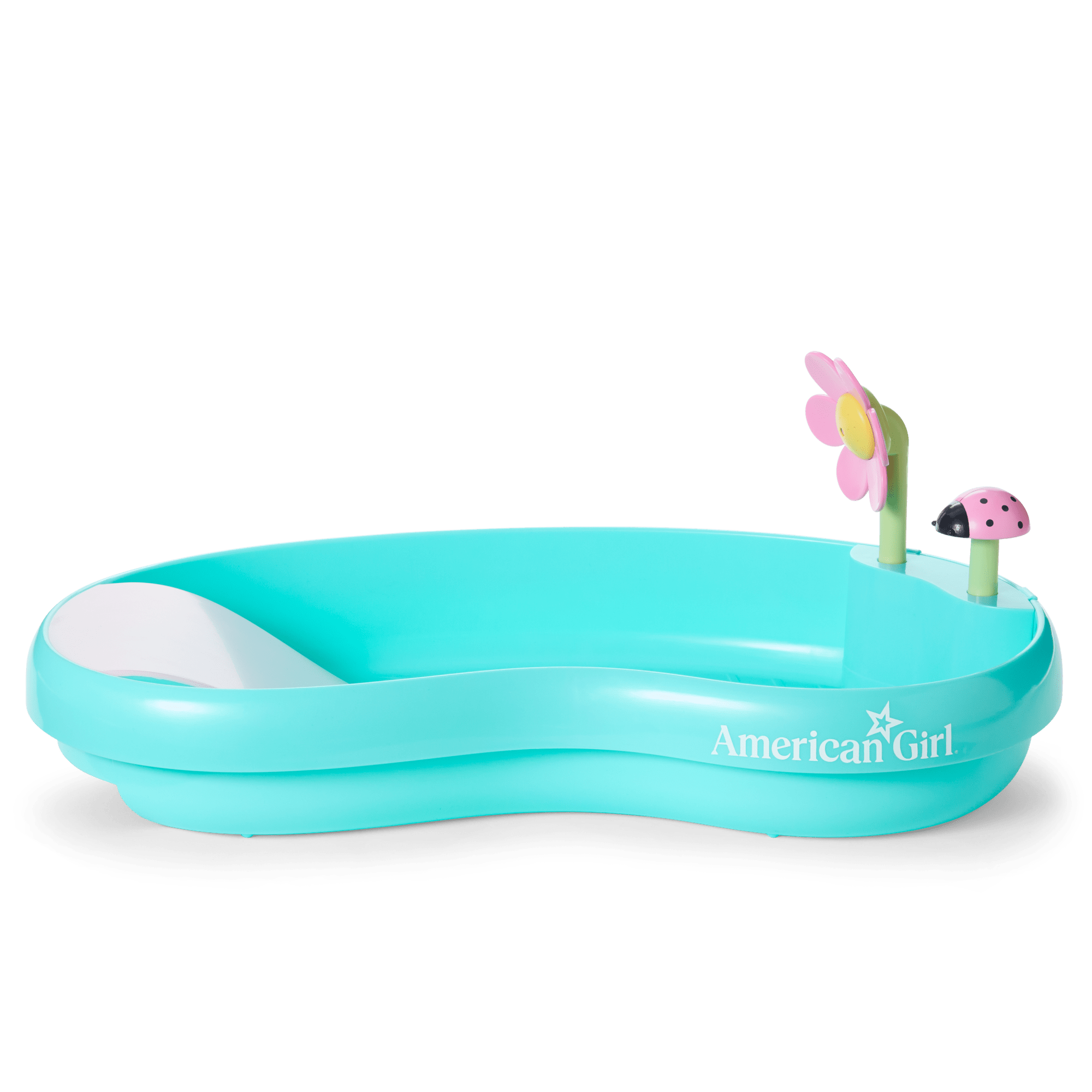Bitty Baby Splash Pool with Water Sprayer & Slide for Toddlers