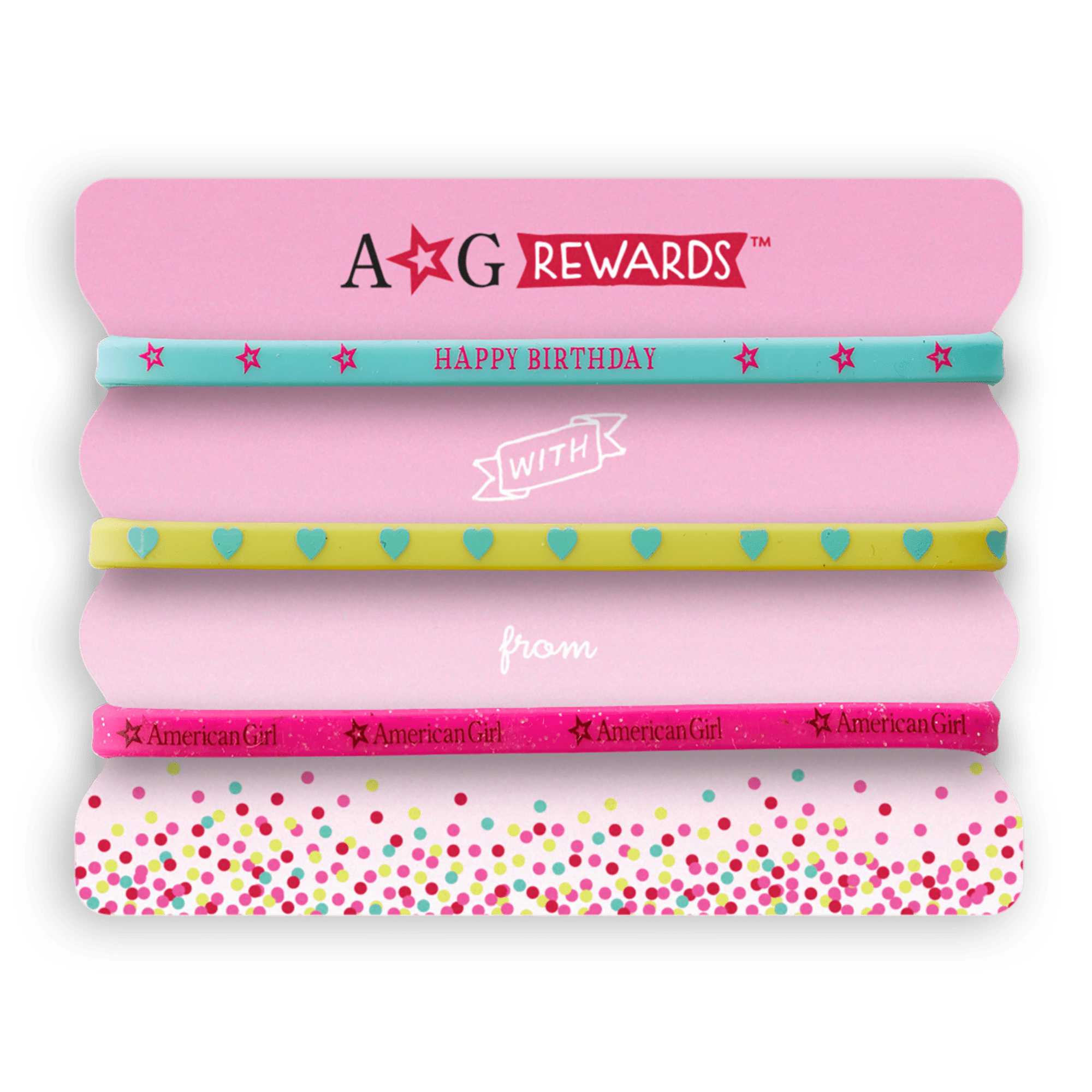 American Girl Berry-Tier Birthday Bracelet Set for Girls