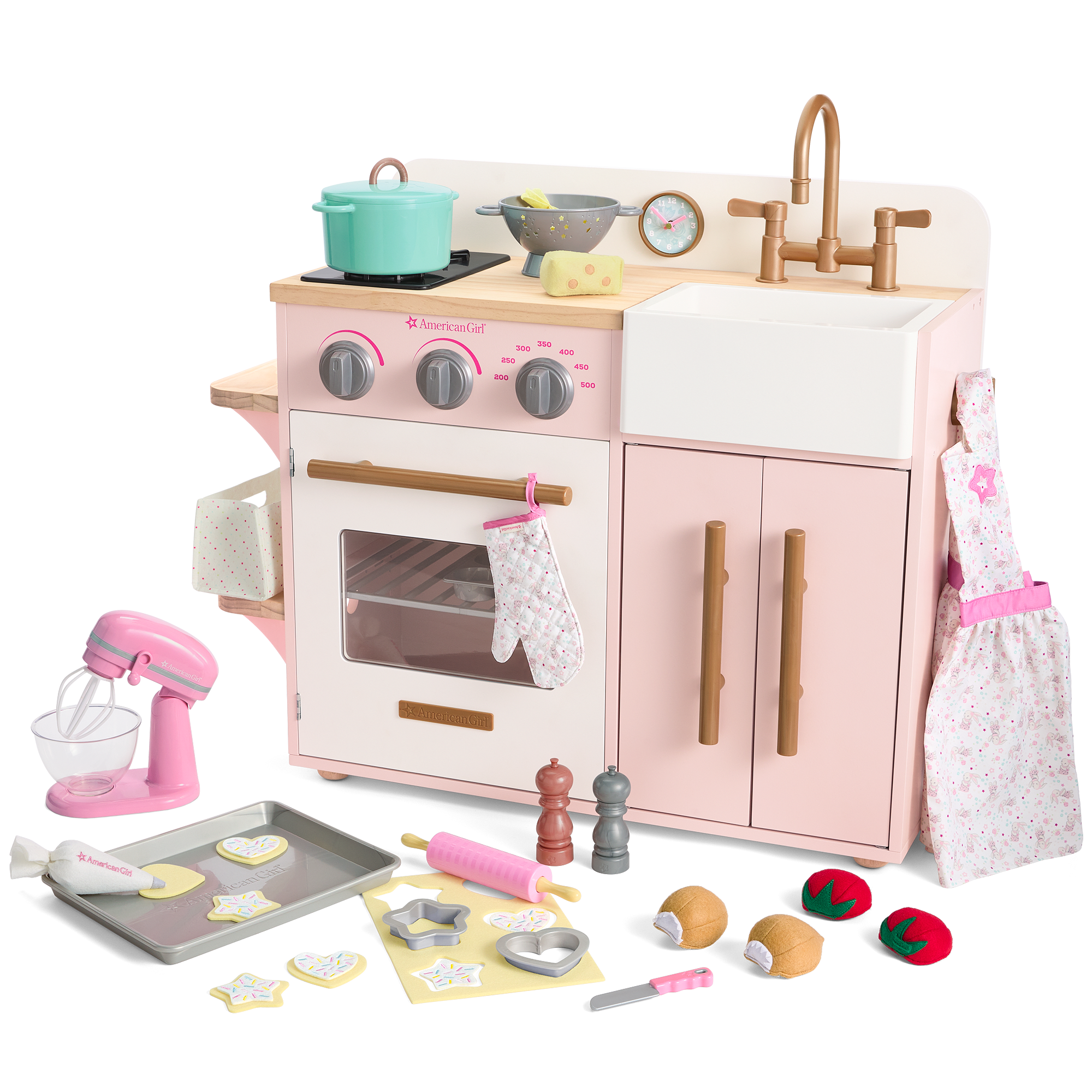 Bitty Baby Kitchen Playset with Baking Accessories for Toddlers