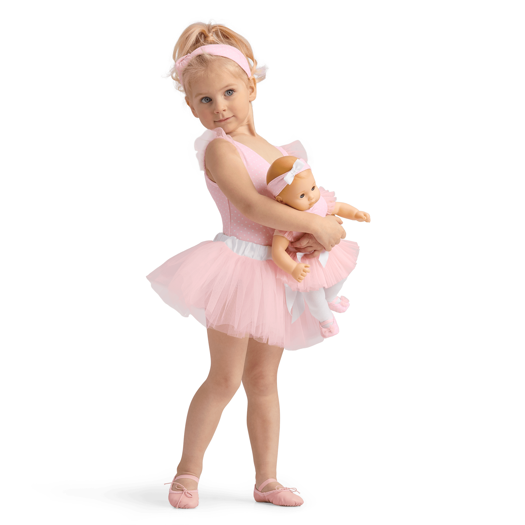 Bitty’s Pink Ballerina Outfit Set for Girls & Dolls 2T-6