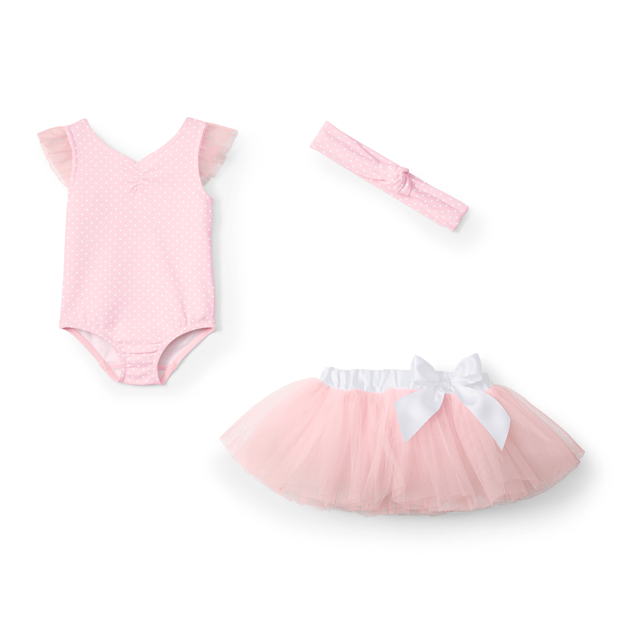 Bitty’s Pink Ballerina Outfit Set for Girls & Dolls 2T-6