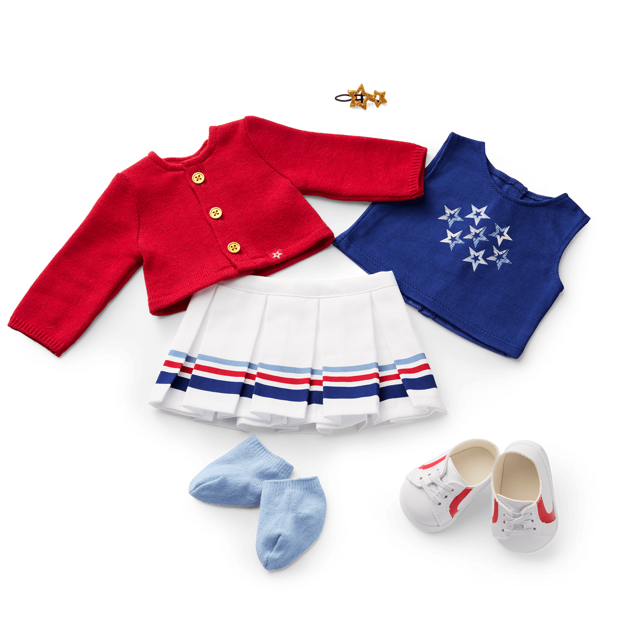 18-inch Doll School Outfit - Team AG Sweater & Skirt Set