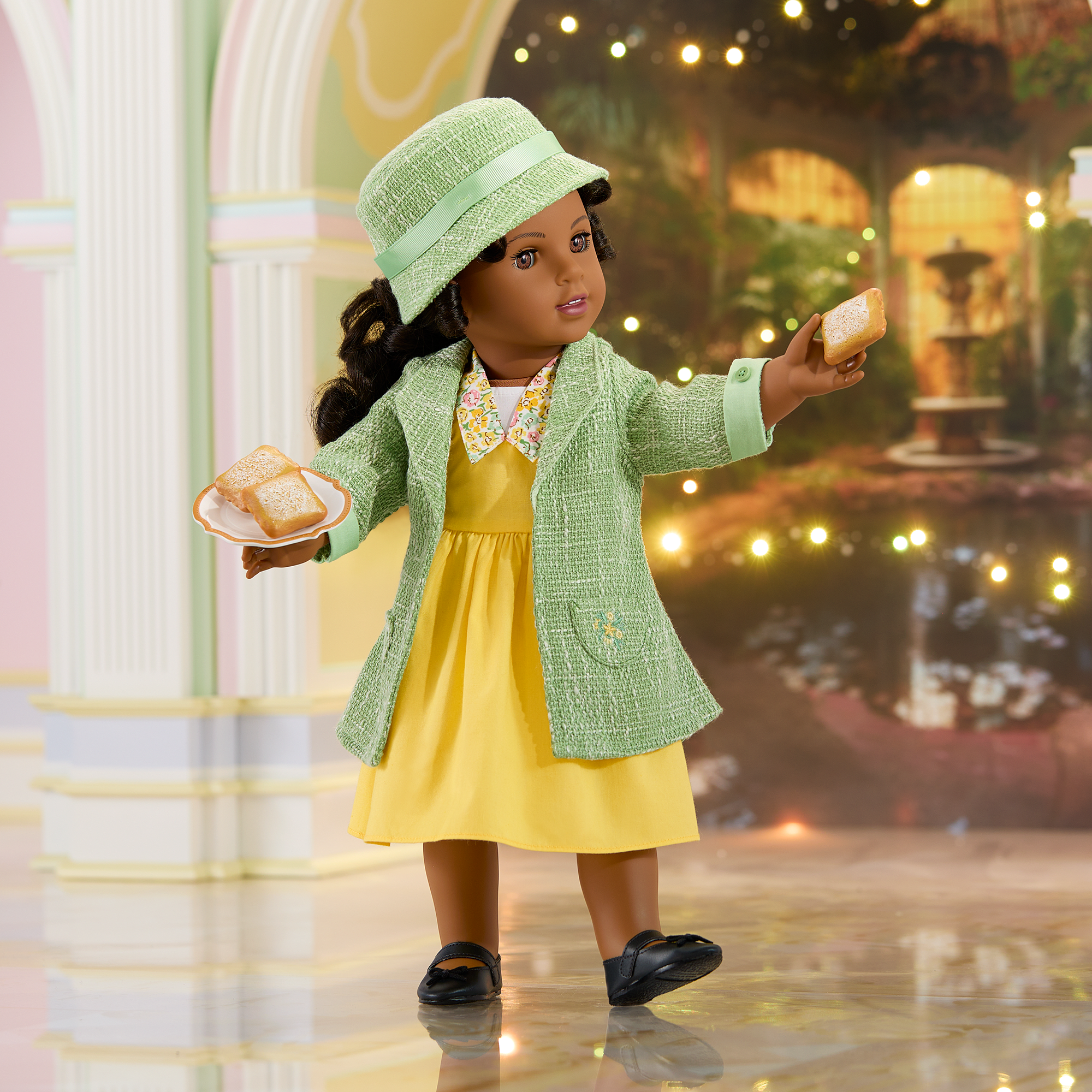 American Girl Disney Princess Tiana Doll Dress & Accessories Set
