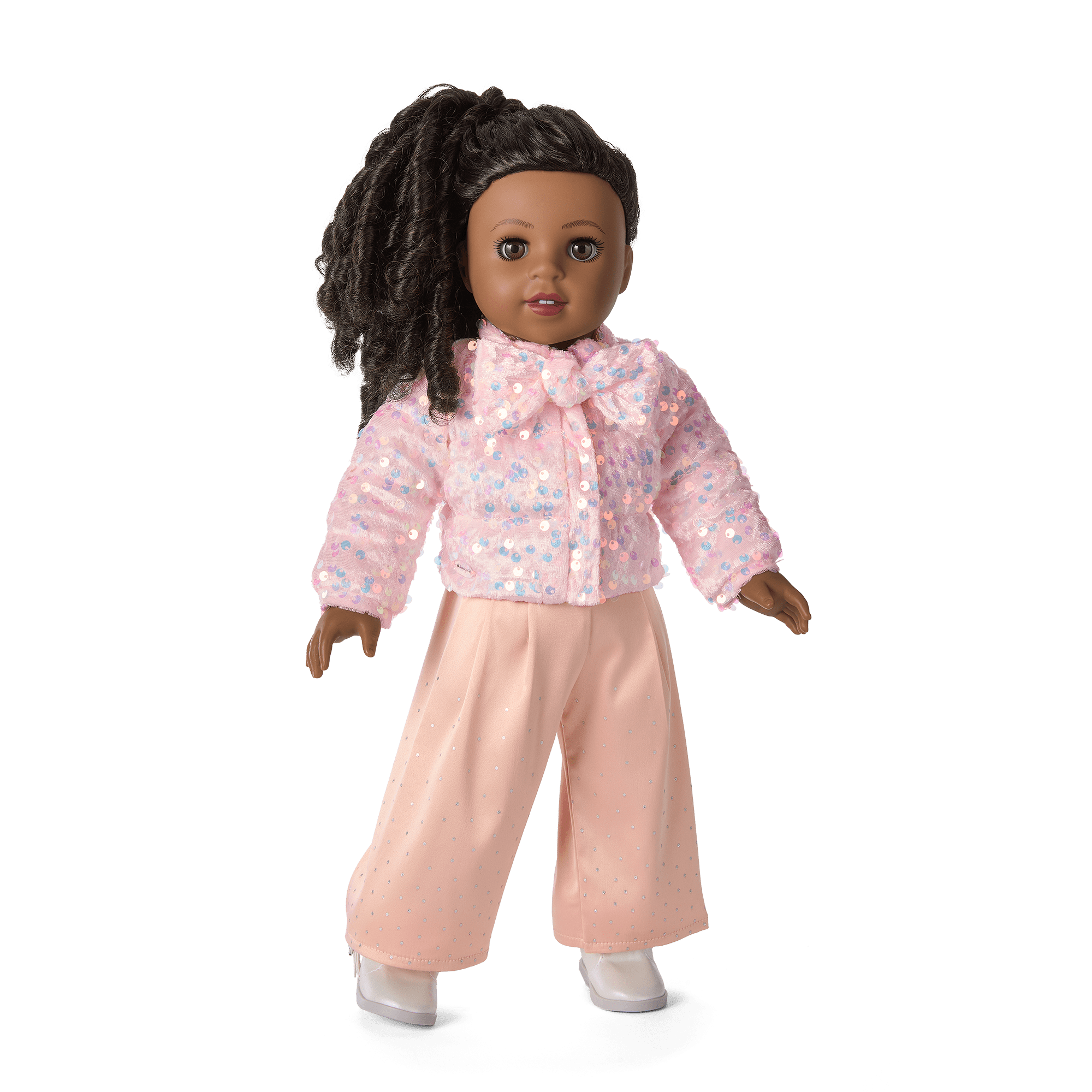 Flowy Satin Glitter Pants - American Girl x Something Navy Collection