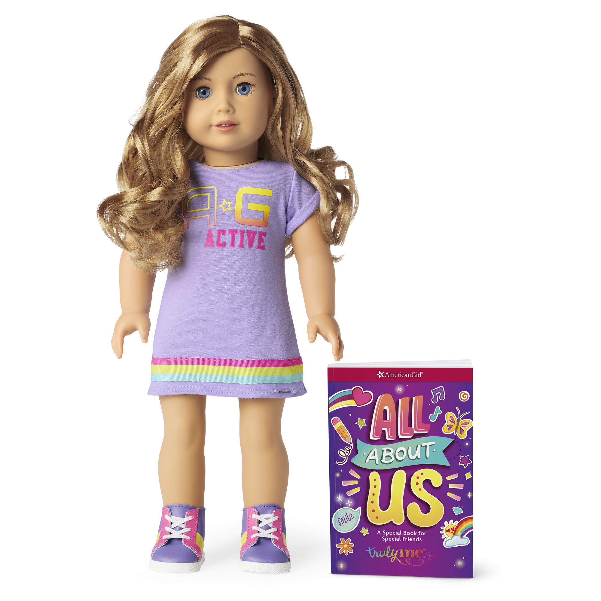 American Girl Truly Me Doll #102 - Strawberry Blonde Hair, Light Blue Eyes