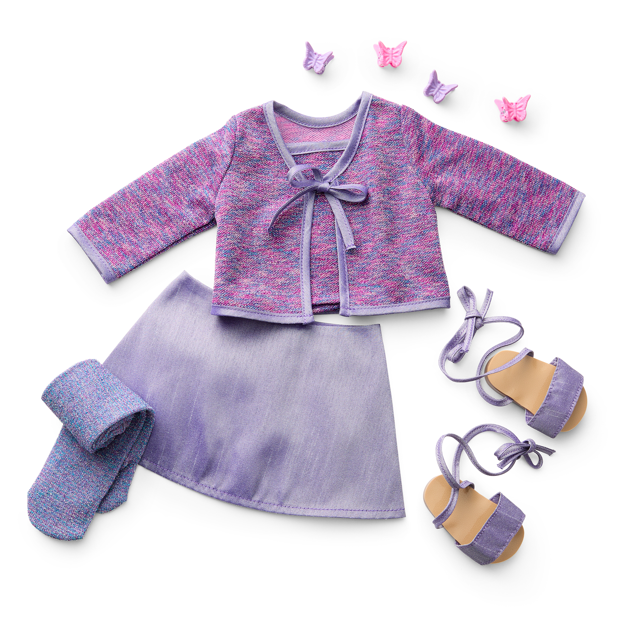 18-inch Doll New Year's Outfit - Isabel's Sparkle Party Set