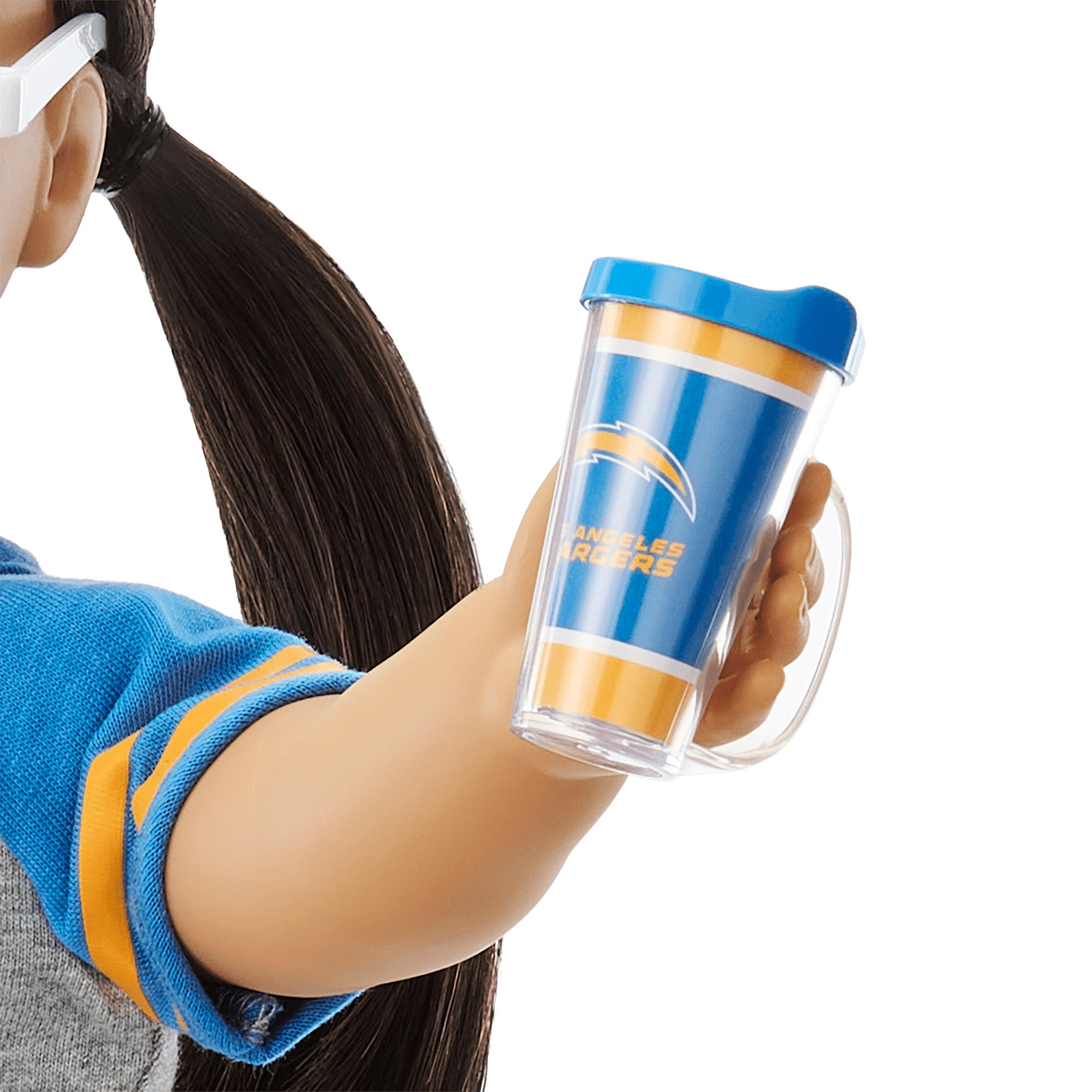 Los Angeles Chargers Doll Outfit for 18-inch Dolls by American Girl