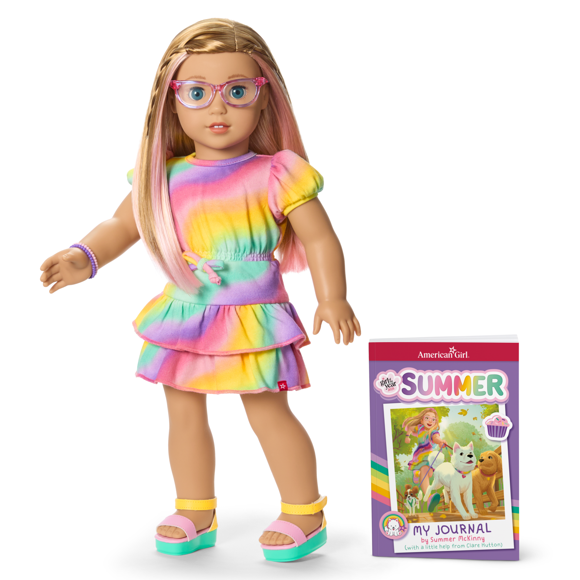 Summer McKinny 18-inch Doll with Journal & Accessories (Girl of the Year 2025)