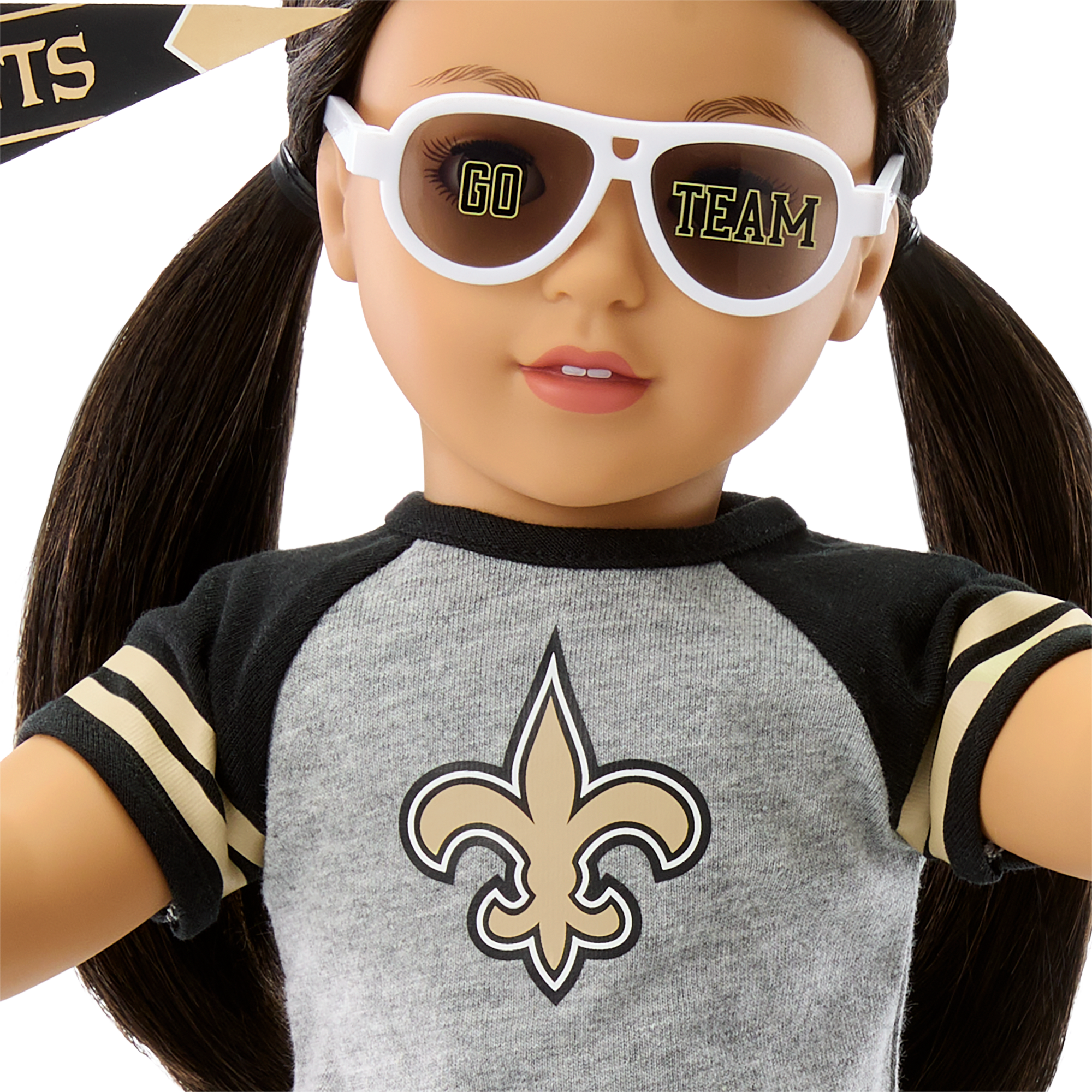 New Orleans Saints Doll Outfit for 18-inch American Girl Dolls