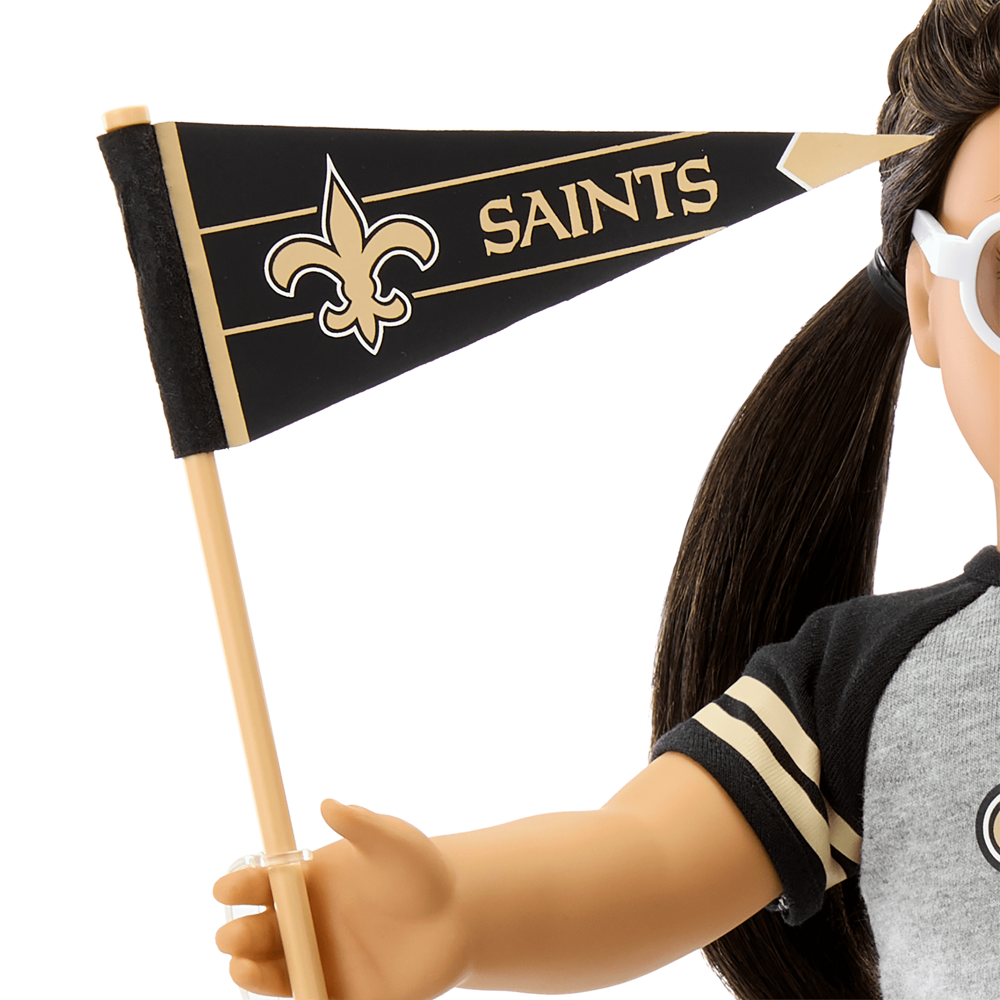 New Orleans Saints Doll Outfit for 18-inch American Girl Dolls