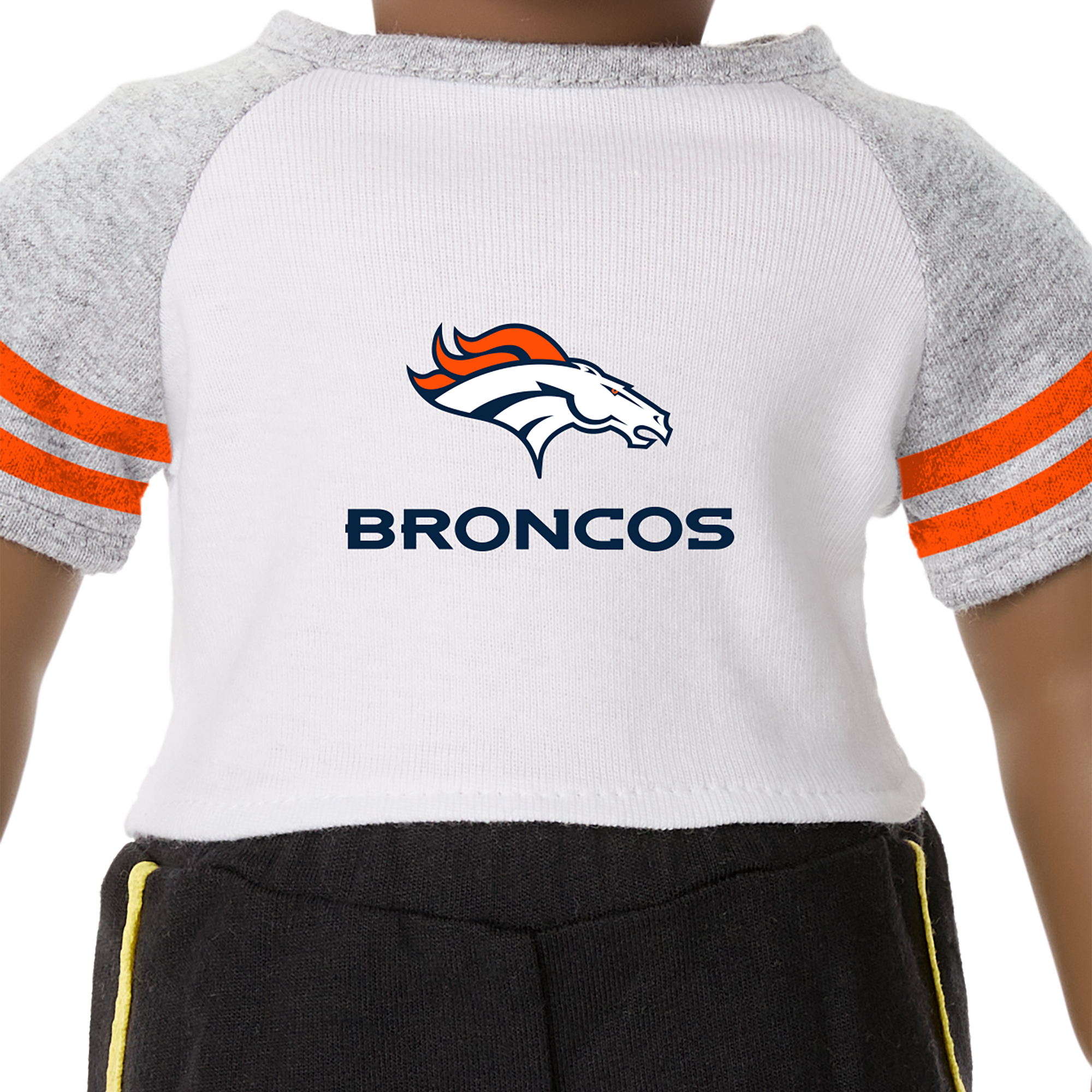 Denver Broncos NFL Doll T-Shirt for 18-inch American Girl Dolls