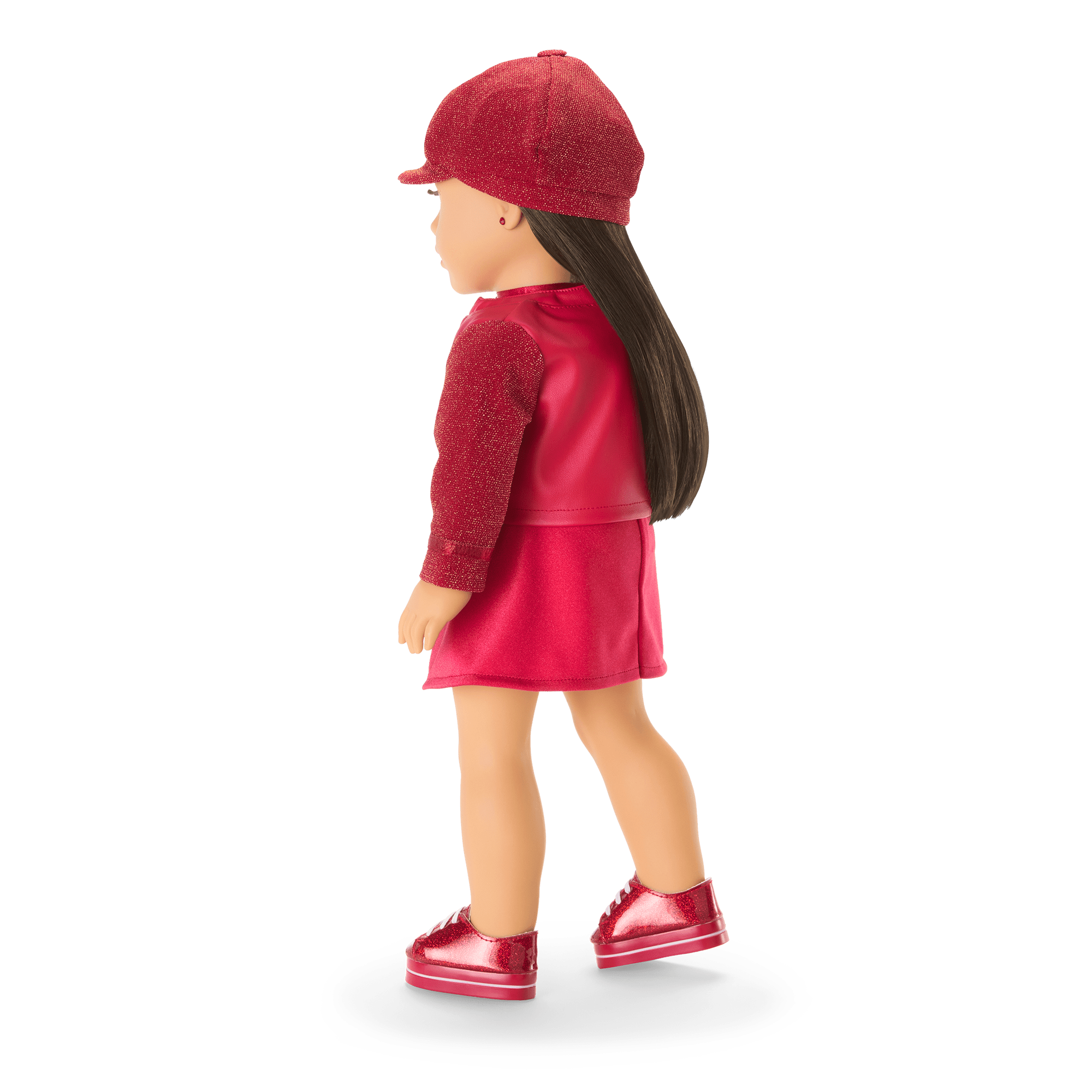 Garnet Outfit for 18-inch Dolls with Gemstone Details