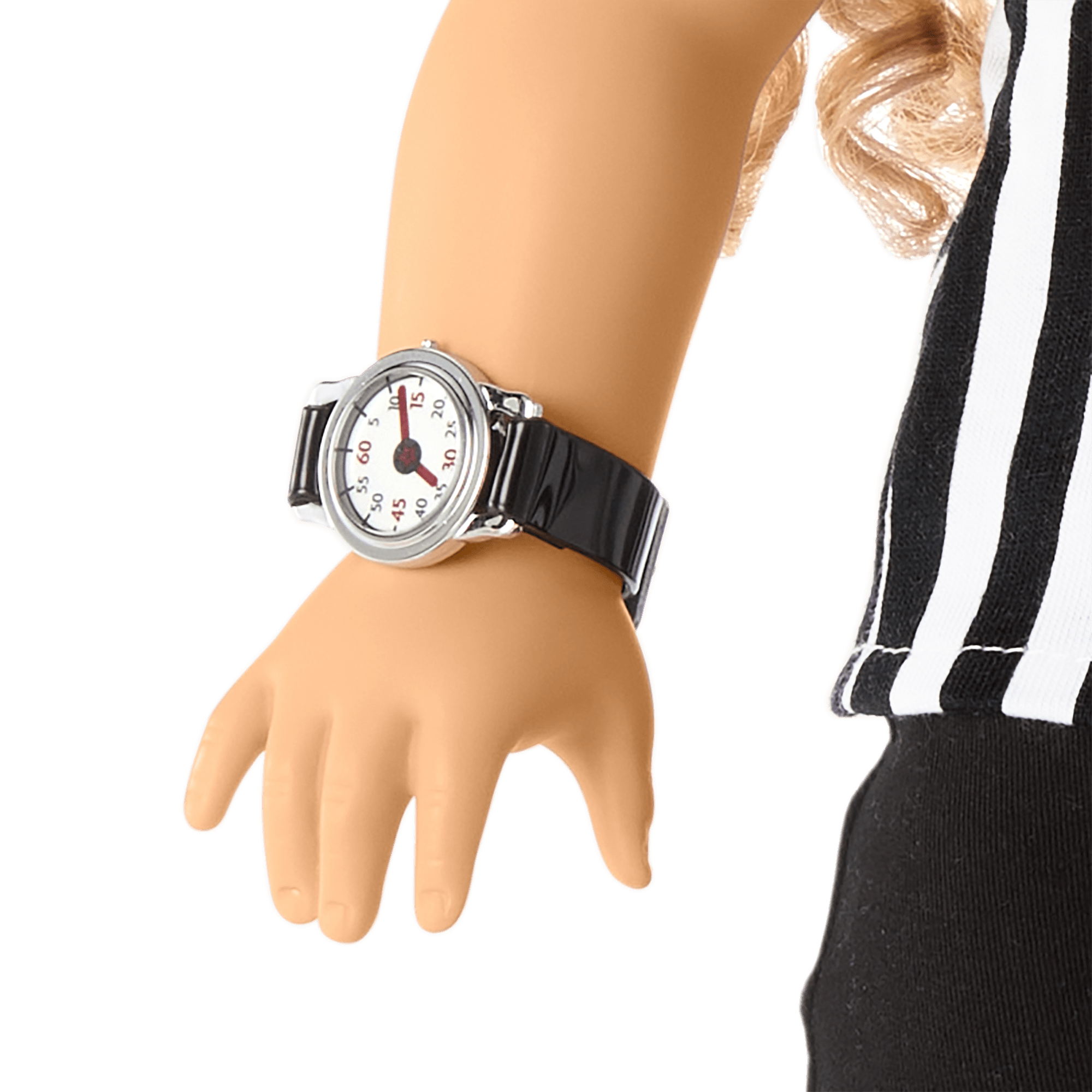 Referee Costume for 18-Inch Dolls with Whistle & Flag