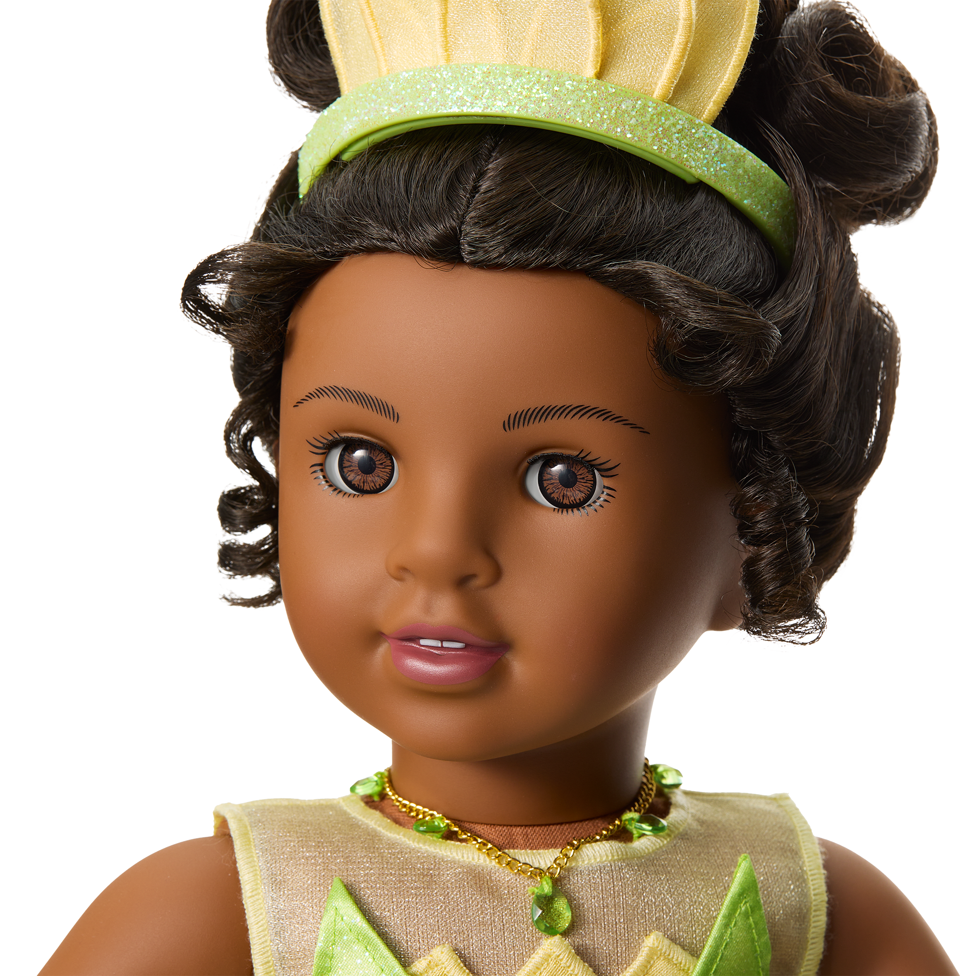 American Girl Disney Princess Tiana 18" Doll with Dress & Accessories