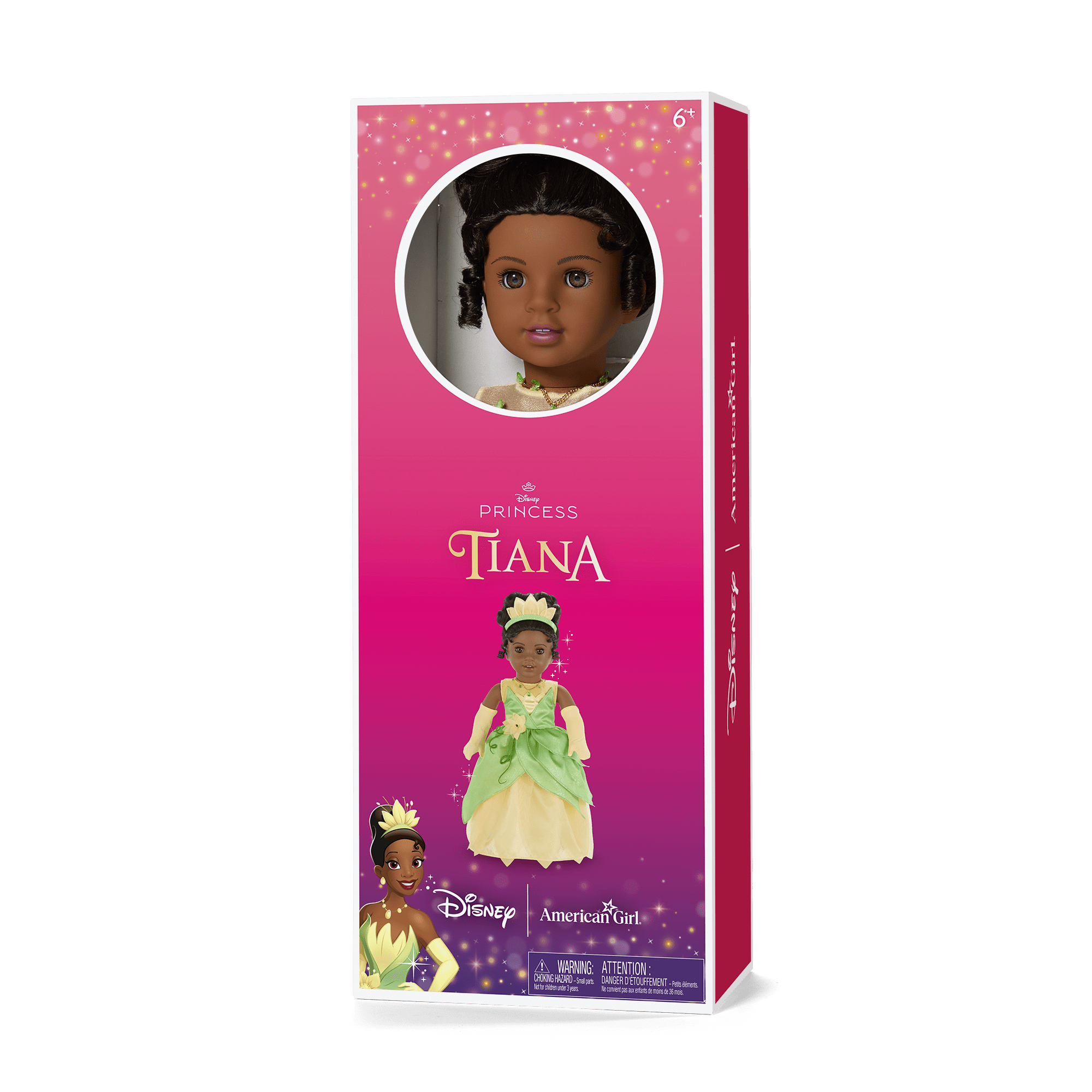 American Girl Disney Princess Tiana 18" Doll with Dress & Accessories
