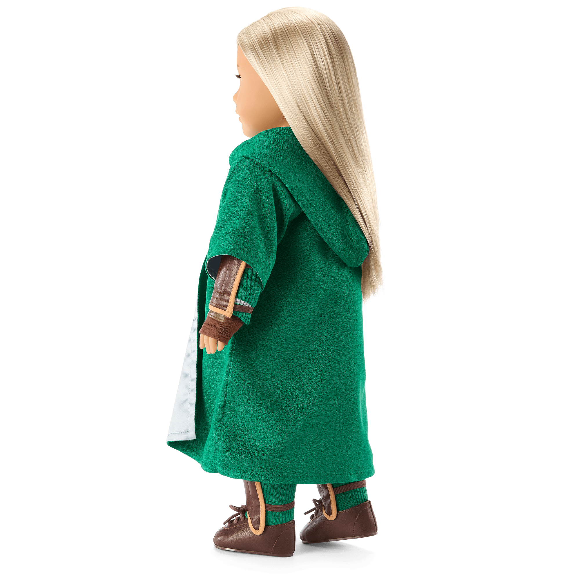 American Girl Slytherin Quidditch Costume for 18" Dolls