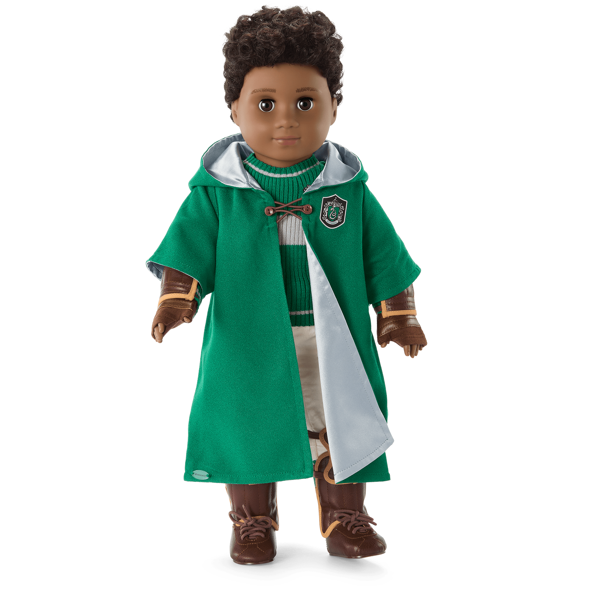 American Girl Slytherin Quidditch Costume for 18" Dolls